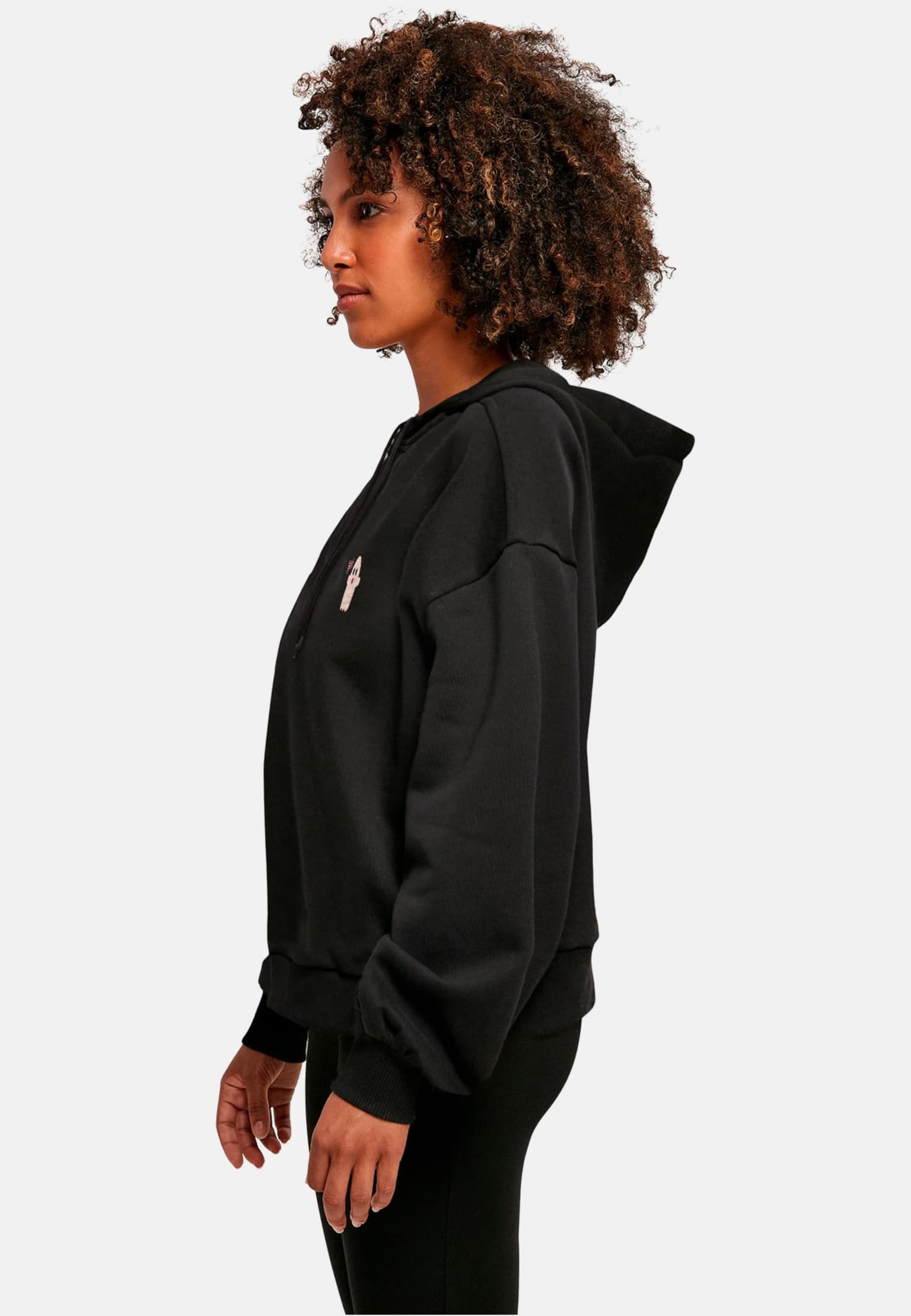 Merchcode Ladies Halloween - Boo Ghost Hoody – Bild 3