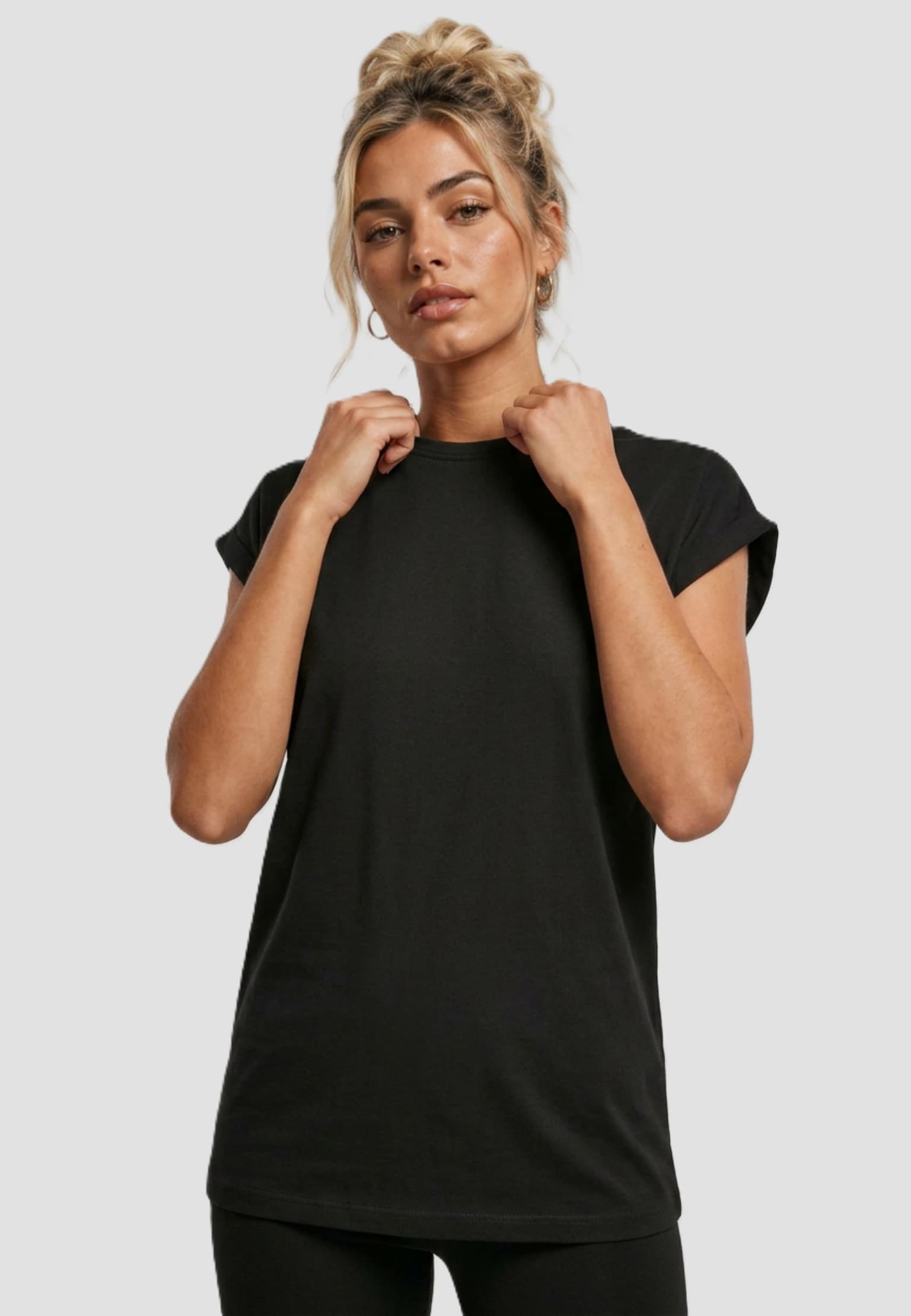 Urban Classics Ladies Extended Shoulder Tee 2-Pack – Bild 4