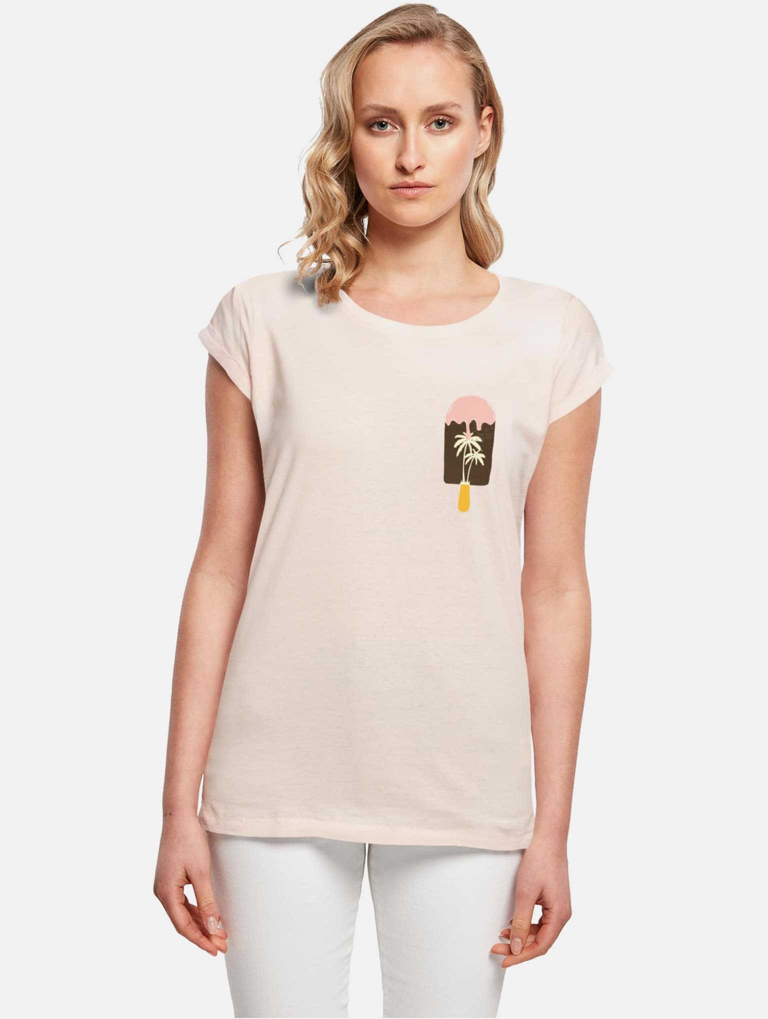 Merchcode POD Ladies Summer - Icecream T-Shirt