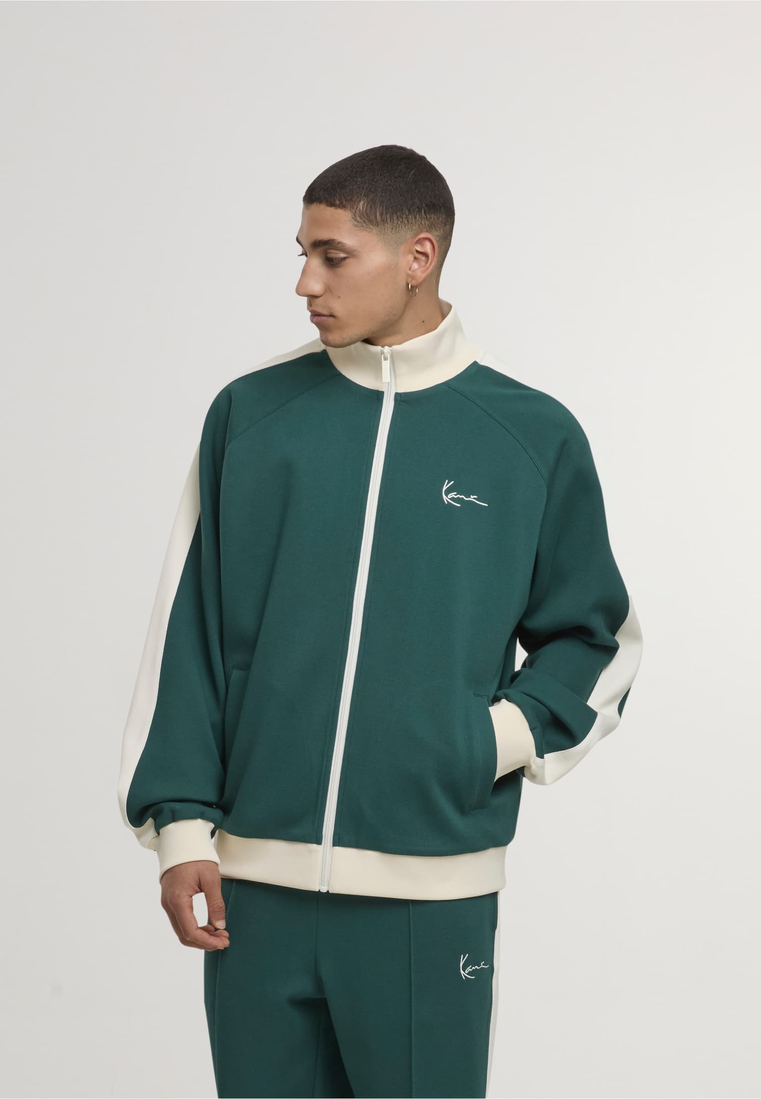 Karl Kani Signature Sidestripe Pique Trackjacket