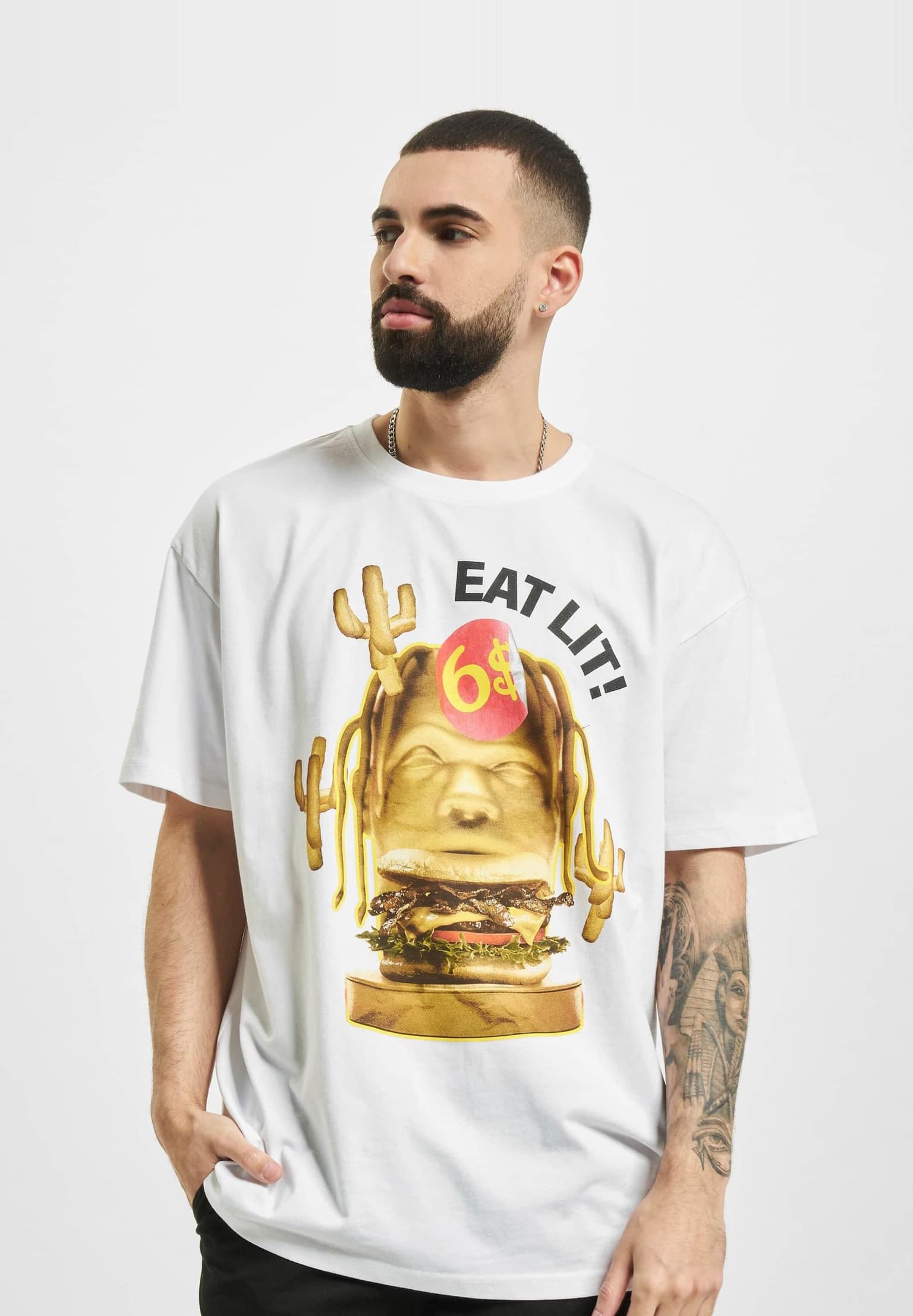 Mister Tee Upscale Eat Lit Oversize – Bild 2