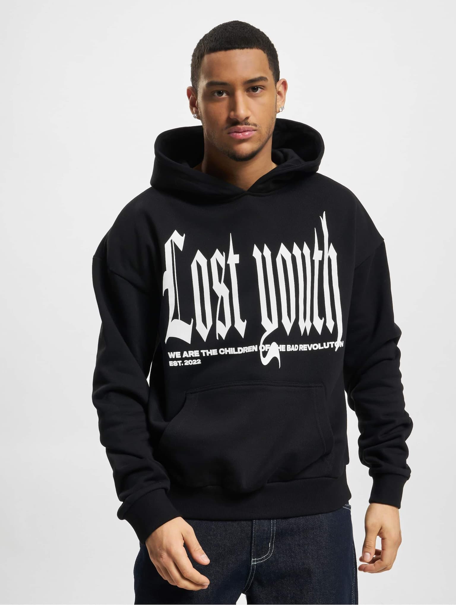 Lost Youth HOODIE CLASSIC V.4 black – Bild 3