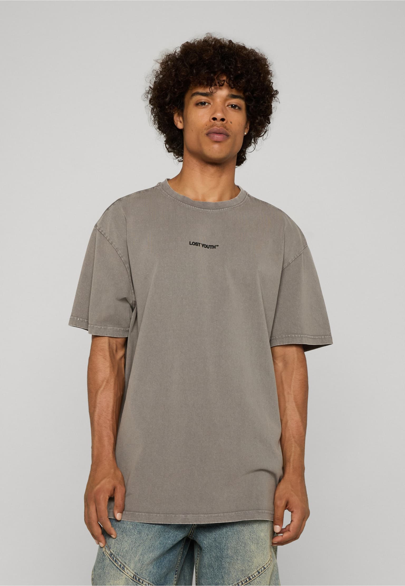 Lost Youth LY ACID WASHED TEE - BUTTERFLY V.3 – Bild 2