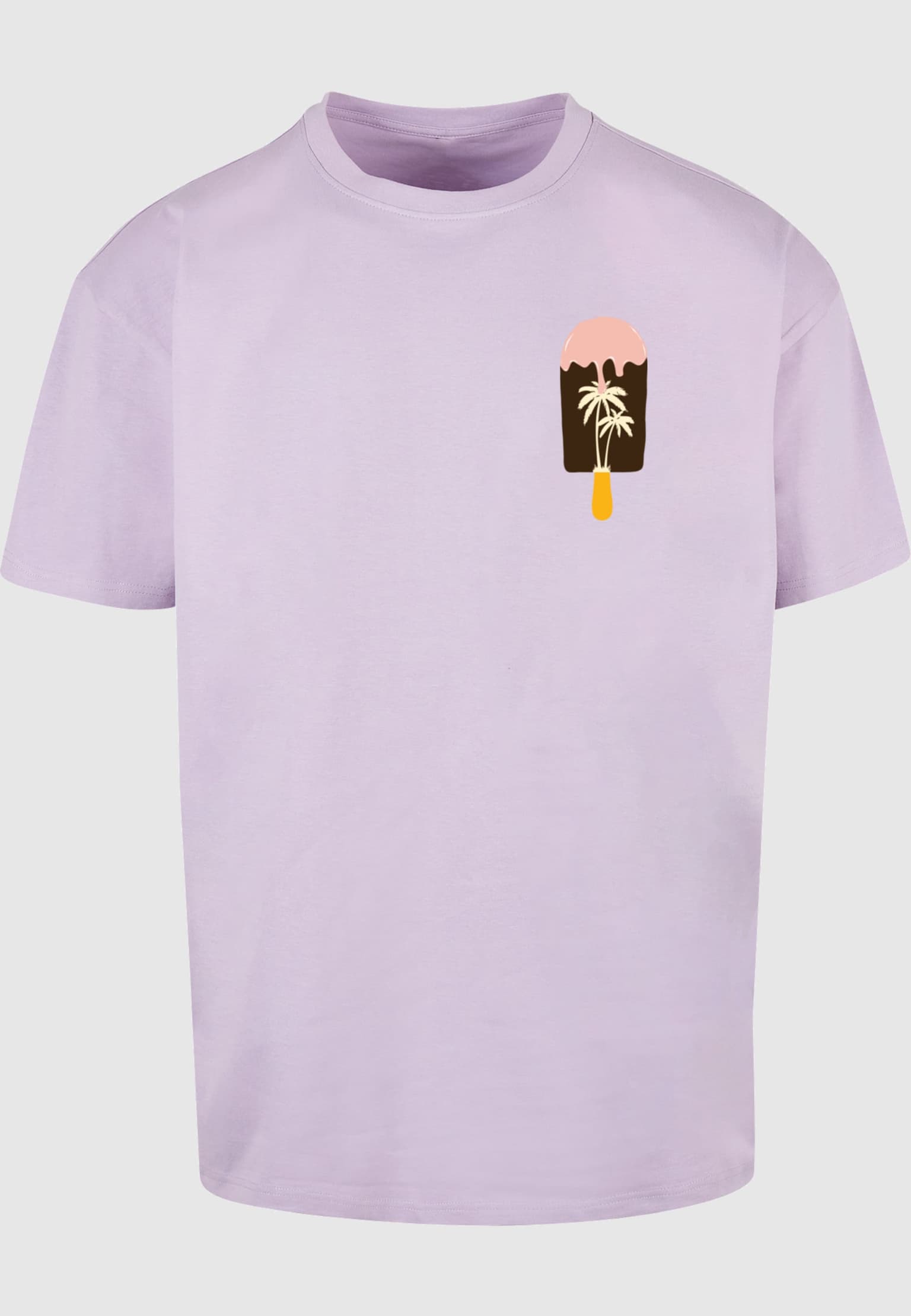 Merchcode POD Summer - Icecream Heavy Oversize Tee – Bild 3