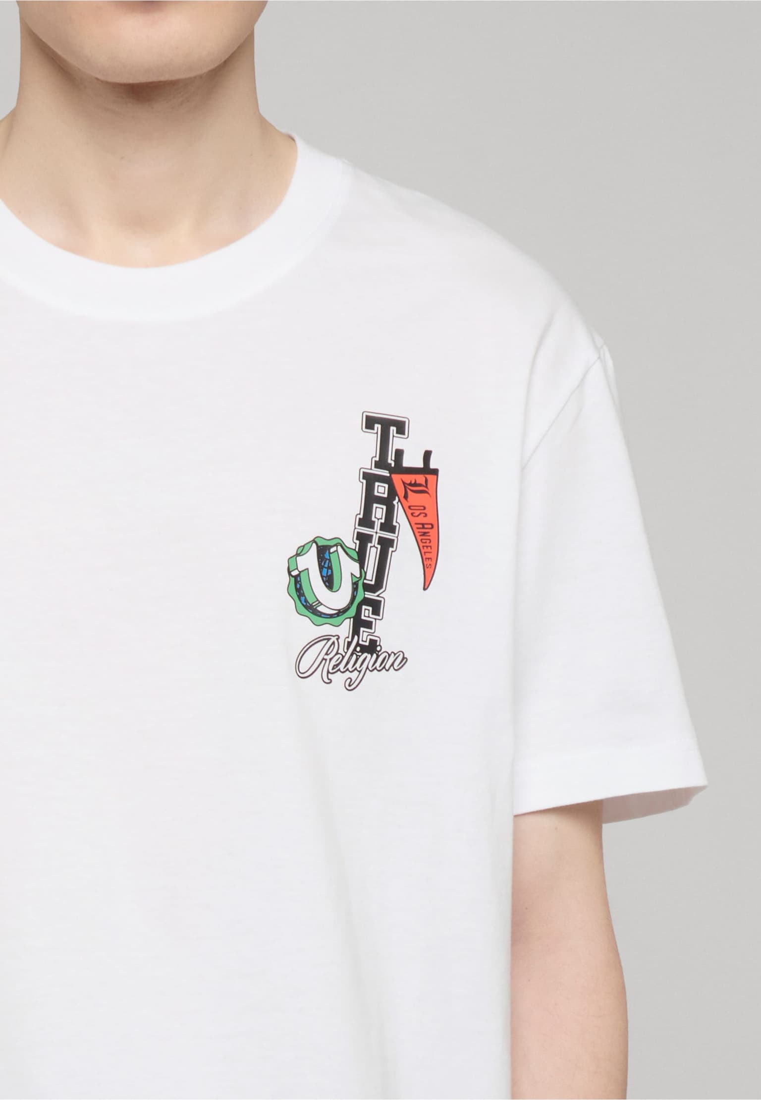 True Religion SS HS PENNANTS TEE – Bild 4
