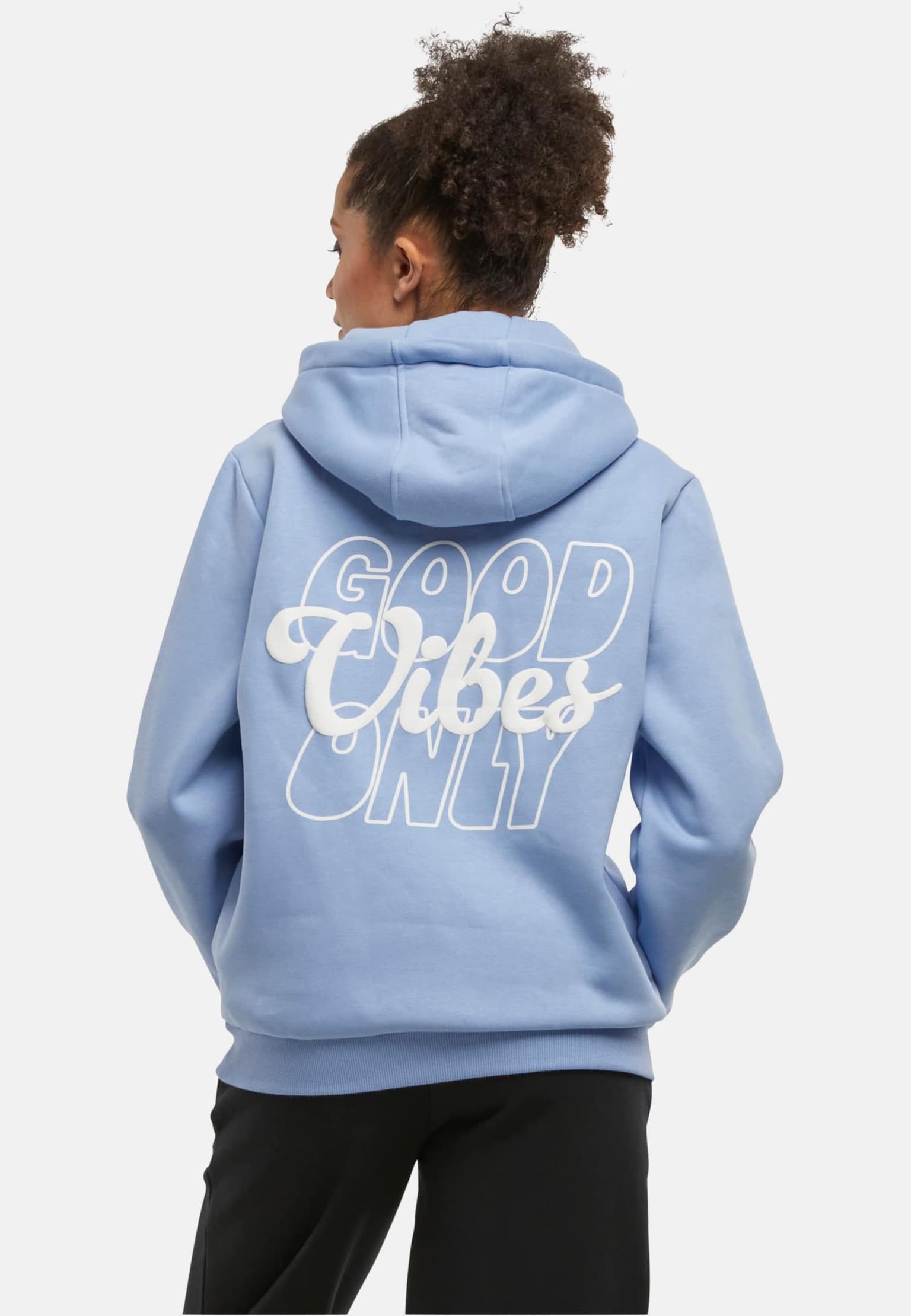 Miss Tee Good Vibes Ladies Fluffy Hoody – Bild 2