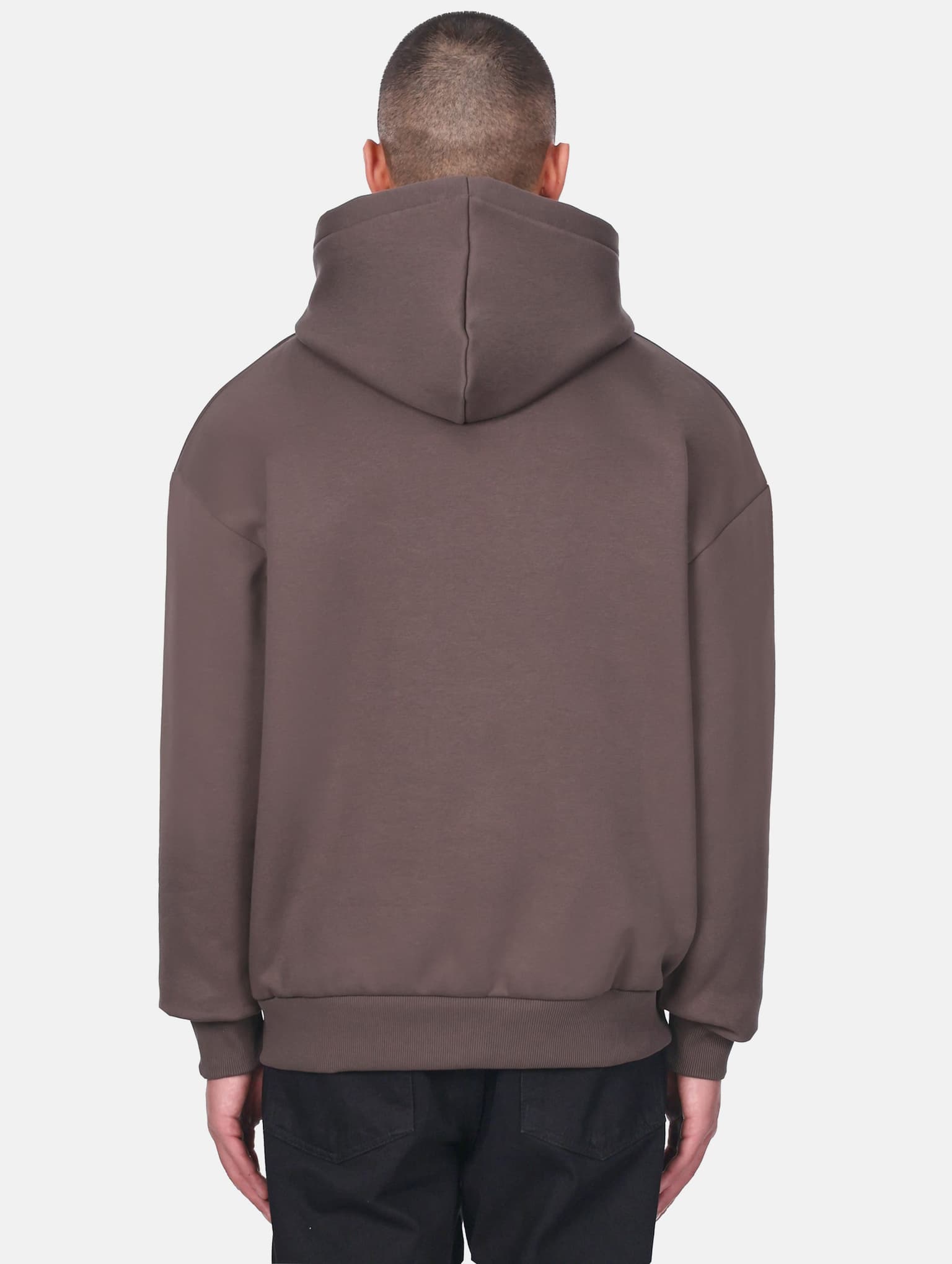 Dropsize Heavy Logo Design Hoodie – Bild 2