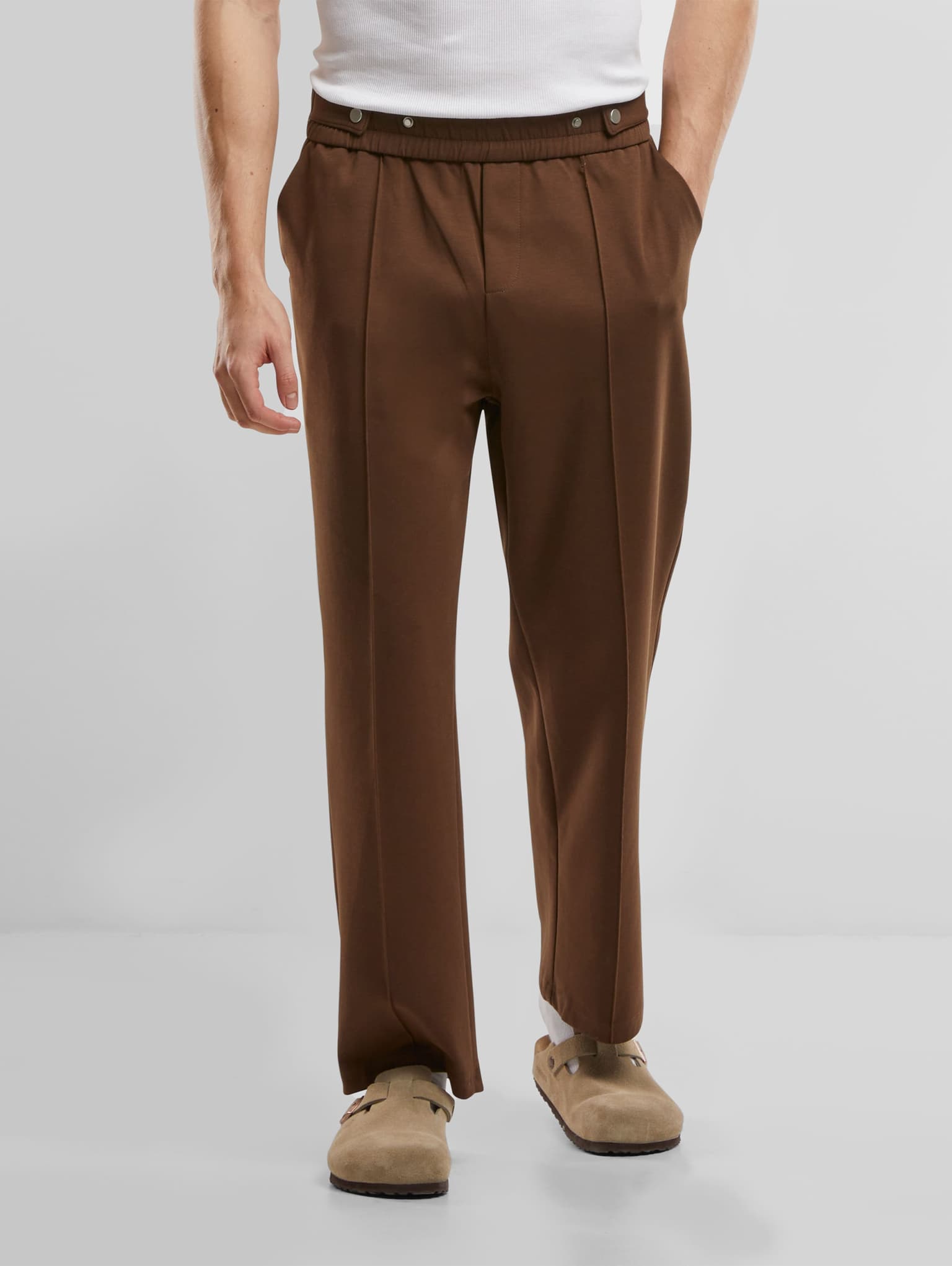 Another Cotton Lab Suit Pleated Trousers Buttons