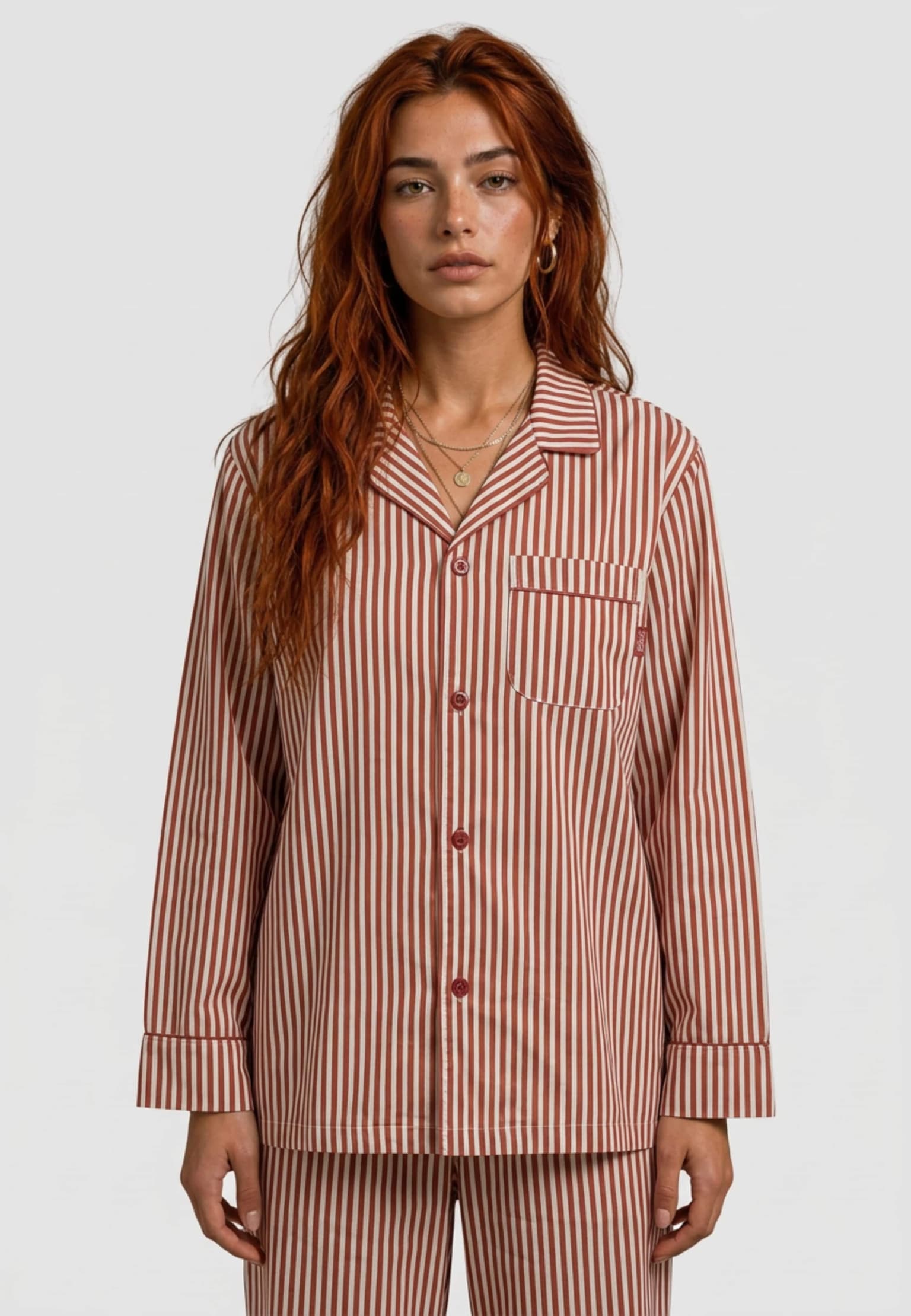 Pockies TC Striped Pyjama Shirt