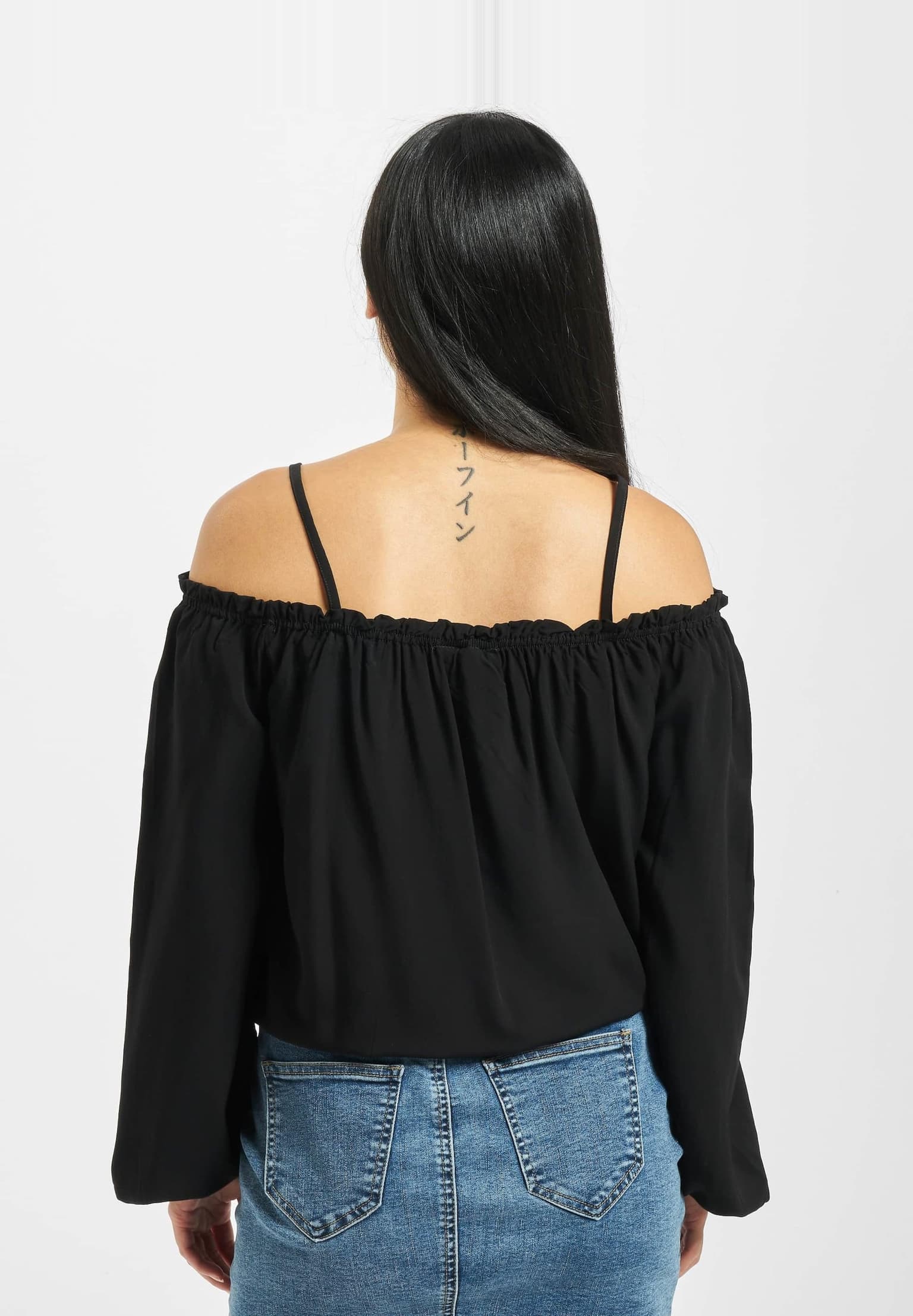 Urban Classics Cold Shoulder Blouse/Tunic – Bild 2