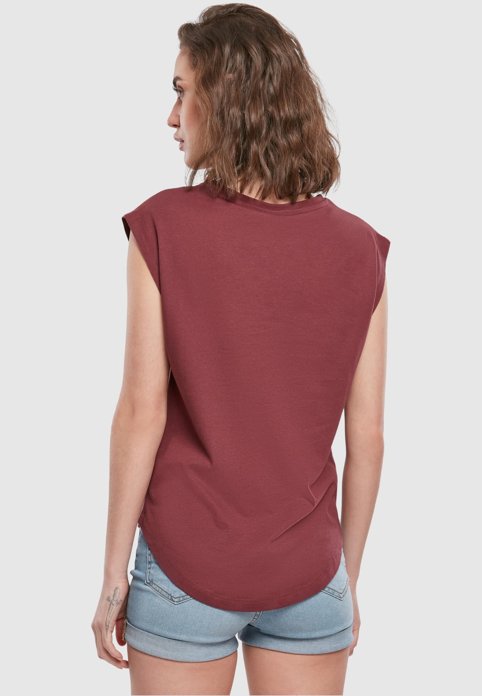Urban Classics Ladies Basic Shaped Tee – Bild 2