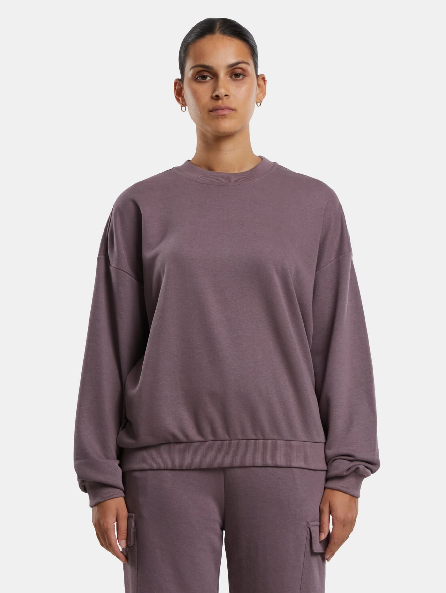 Urban Classics Ladies Oversized Light Terry Crewneck – Bild 3