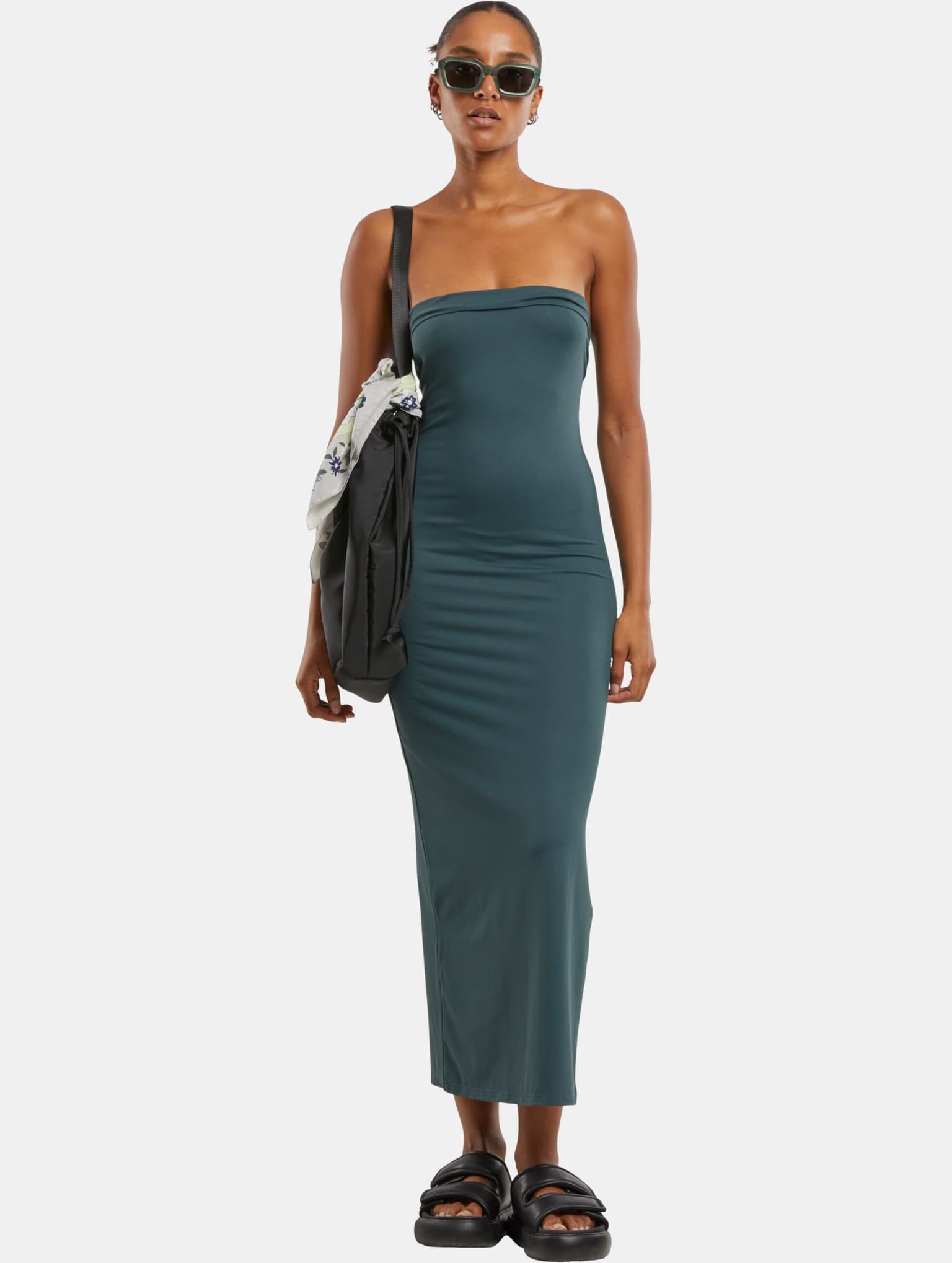 Urban Classics Ladies Bandeau Midi Dress – Bild 4