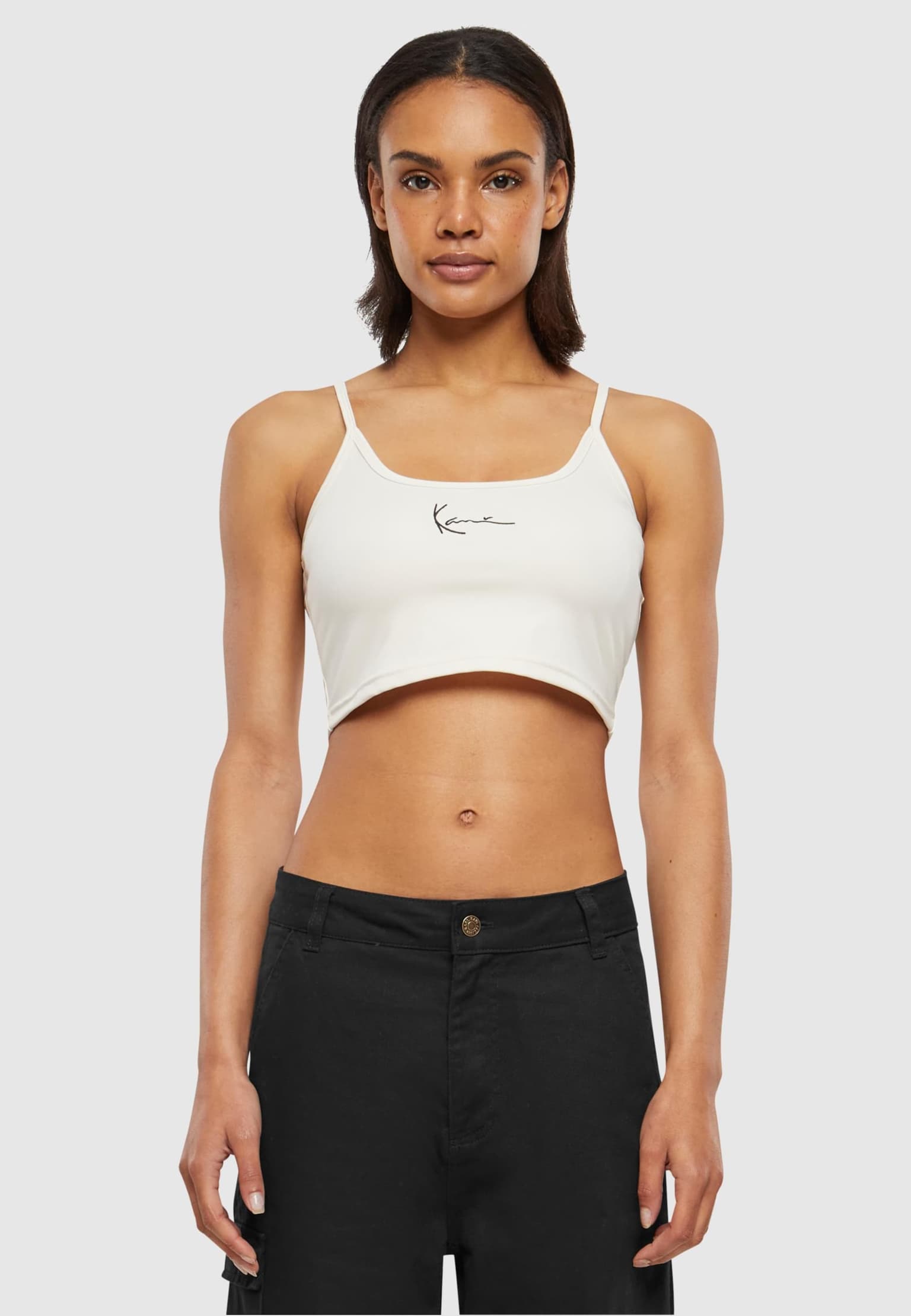 Karl Kani KW-TP021-003-06 Small Signature Essential Crop Top