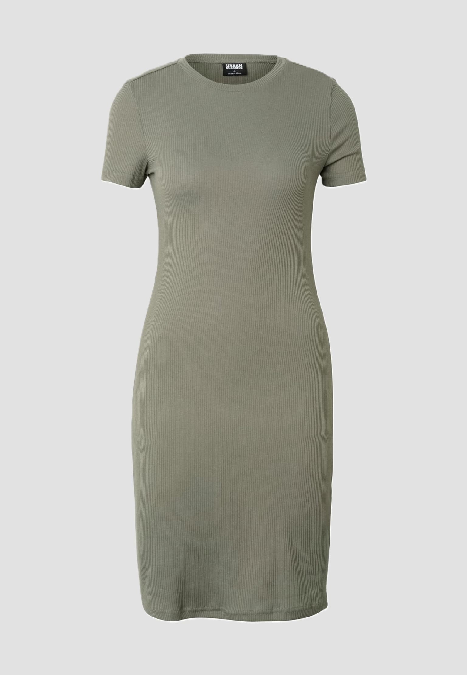 Urban Classics Ladies Basic Slim Fit T-Shirt Dress – Bild 3