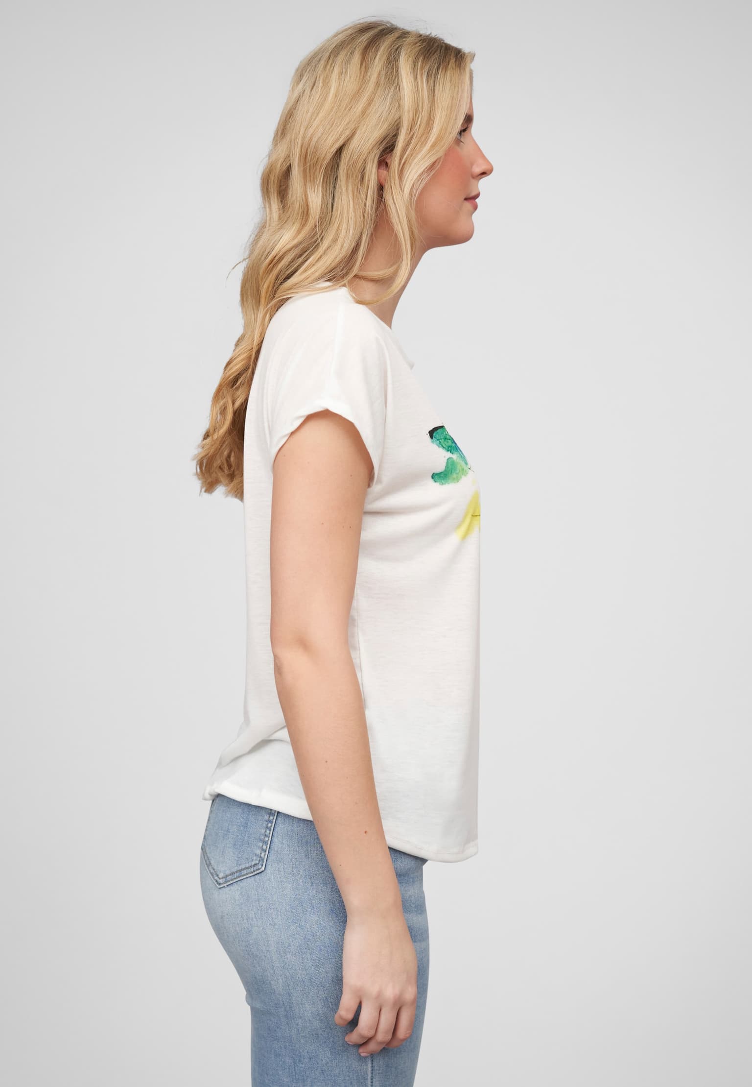 Cloud5ive Damen Viskose T-Shirt mit Libellen Print – Bild 4