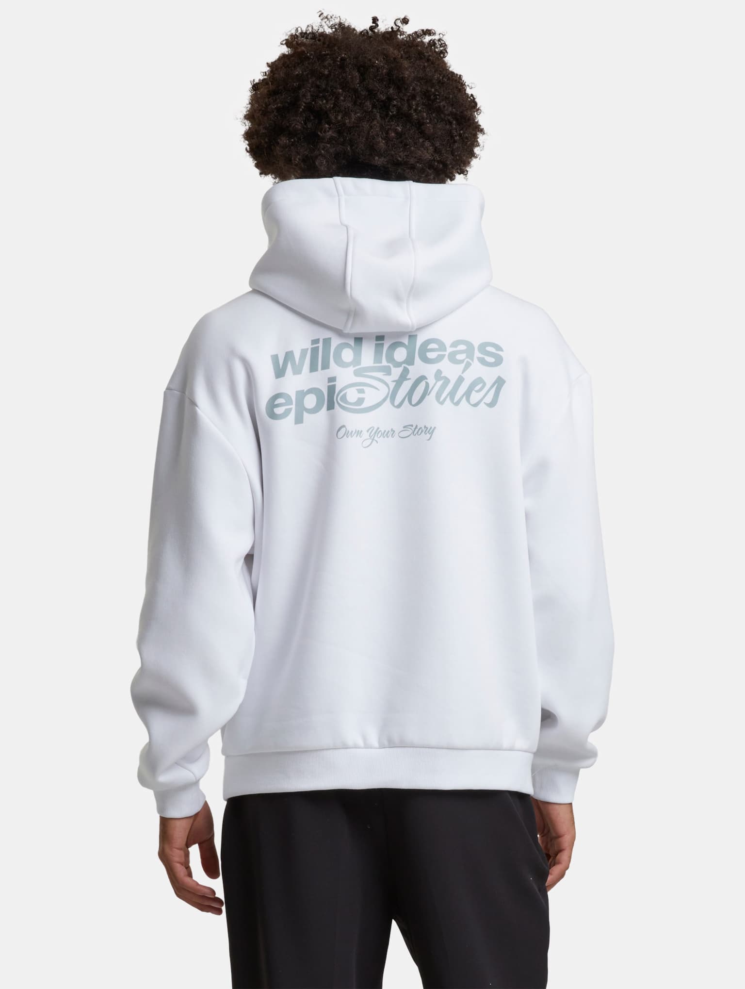 Mister Tee Upscale Wild Stories Fluffy Hoody – Bild 2