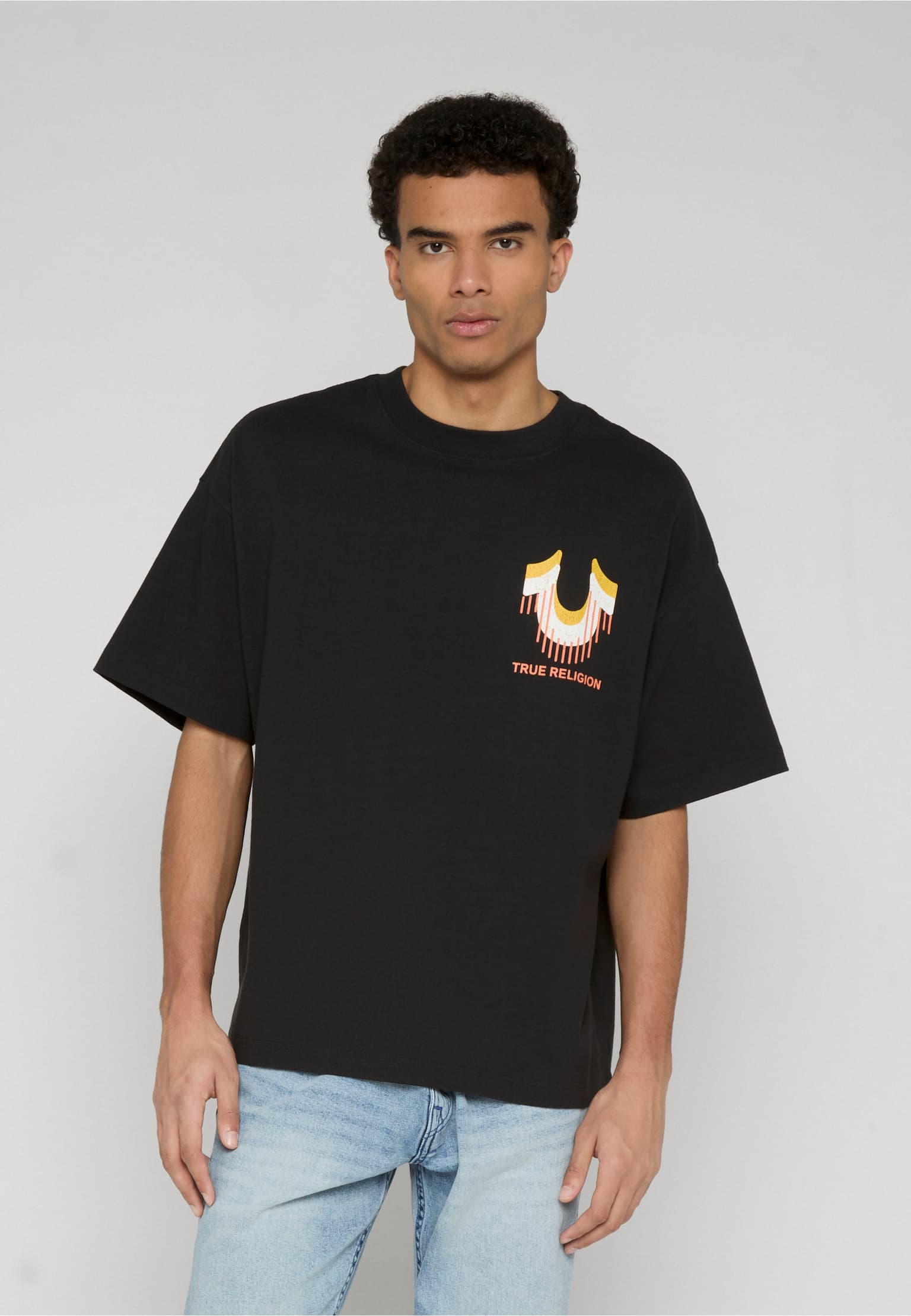 True Religion SS RETRO LOGO OVERSIZED TEE – Bild 2