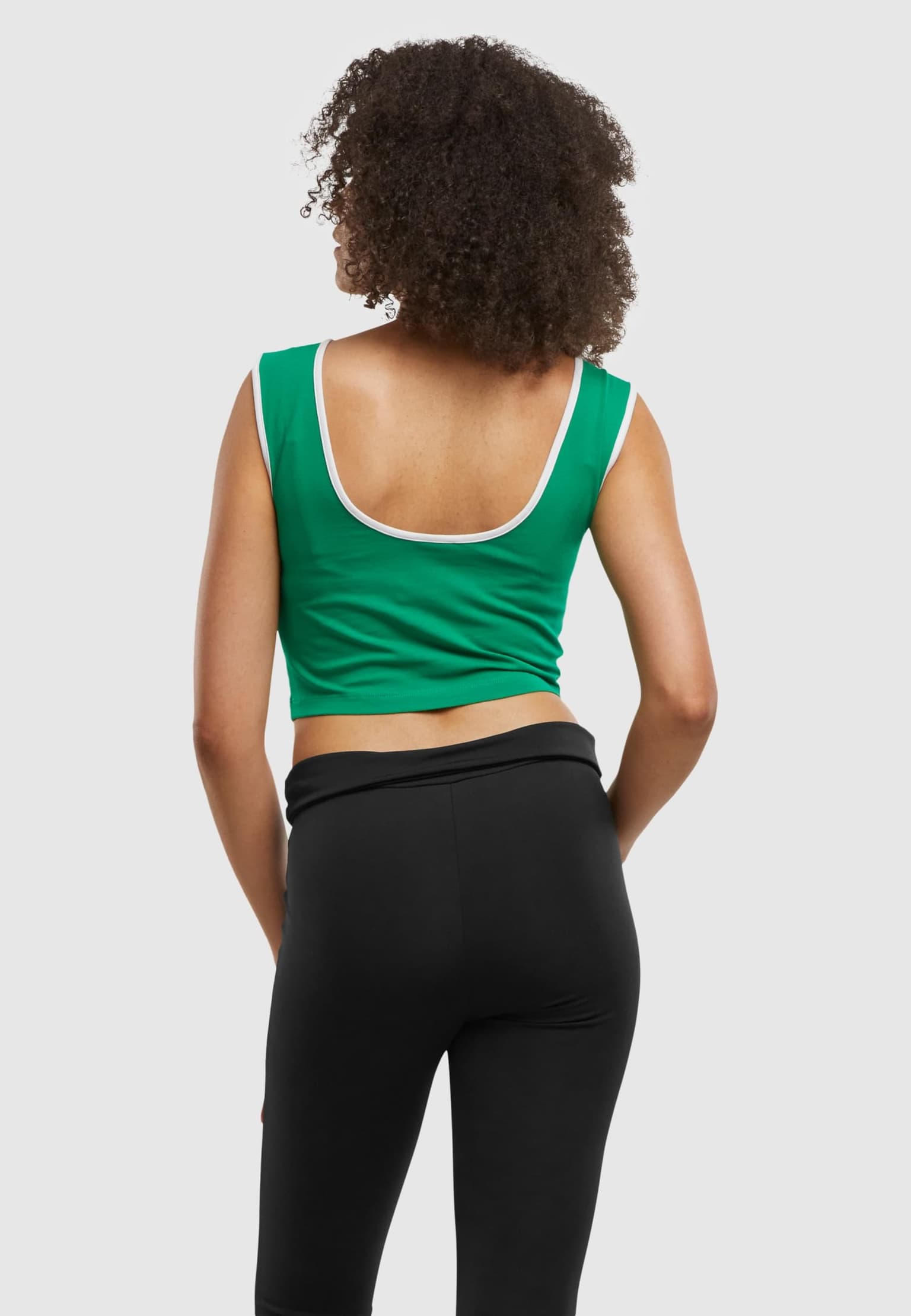 Urban Classics Ladies Contrast Cropped Top – Bild 3