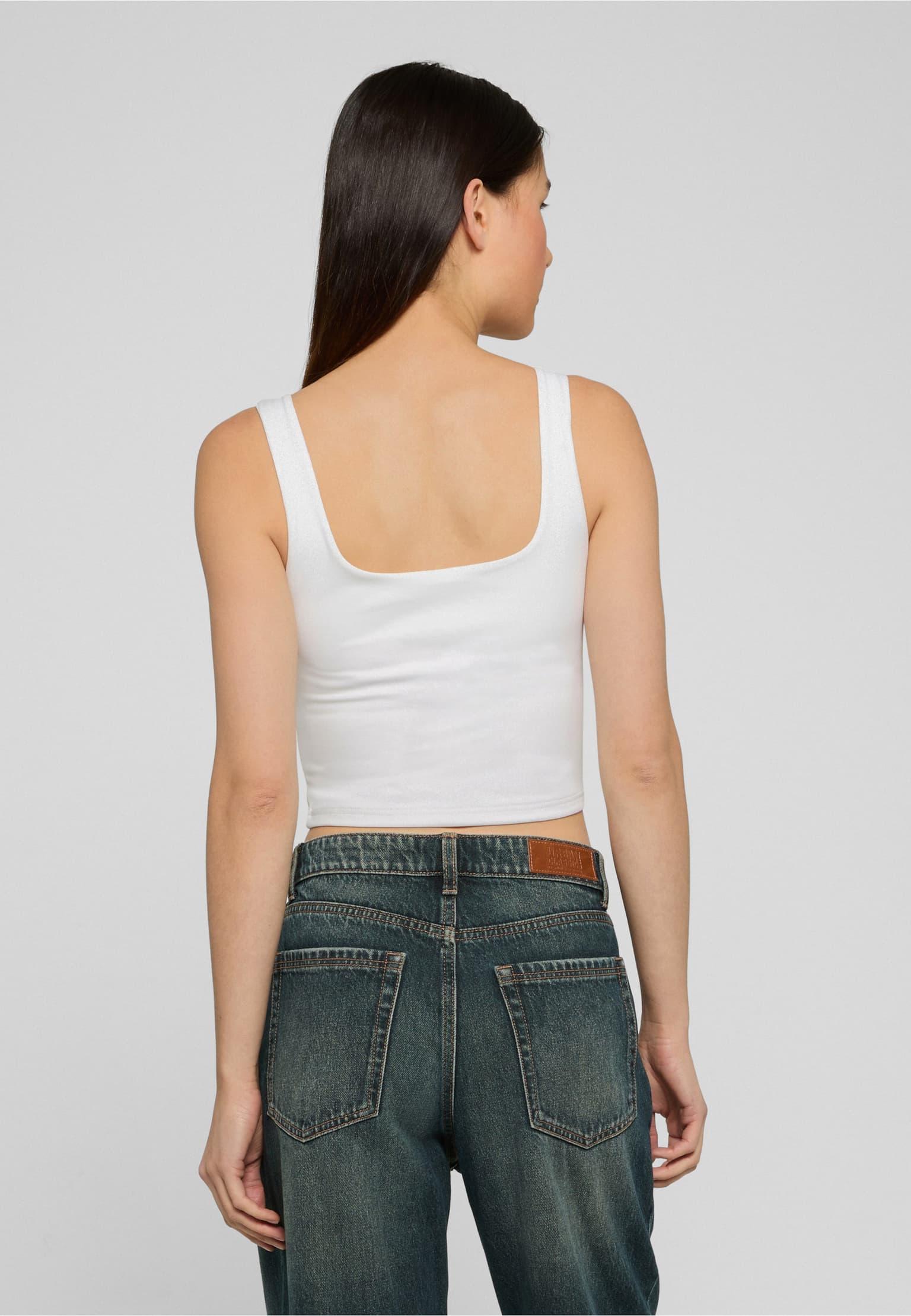 Urban Classics Ladies Cropped Polyamide Top – Bild 2