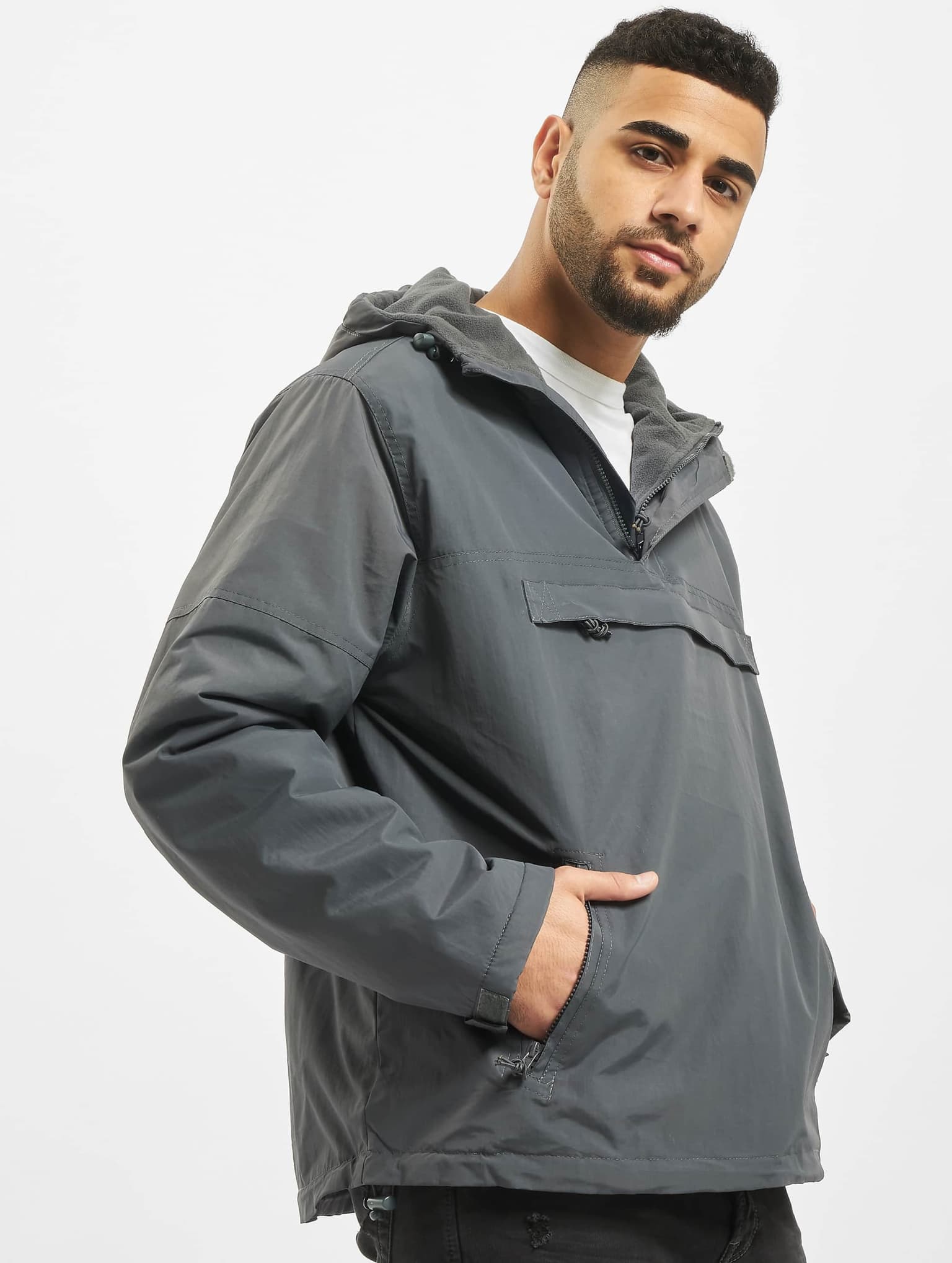 Brandit Fleece Pull Over Windbreaker