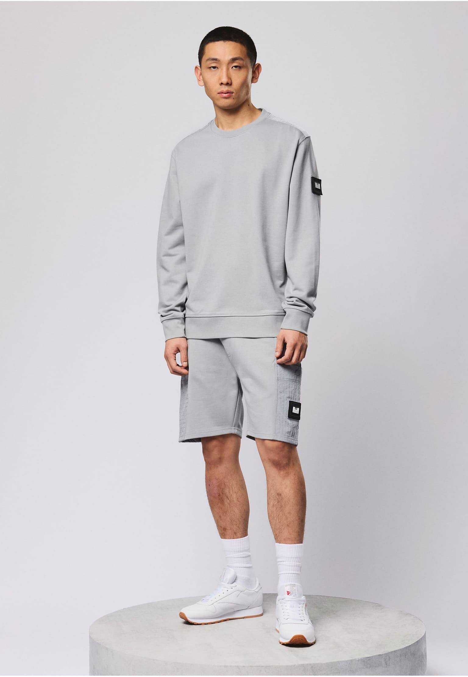 Weekend Offender F BOMB LARGE RIPSTOP OVERLAY SWEAT – Bild 3