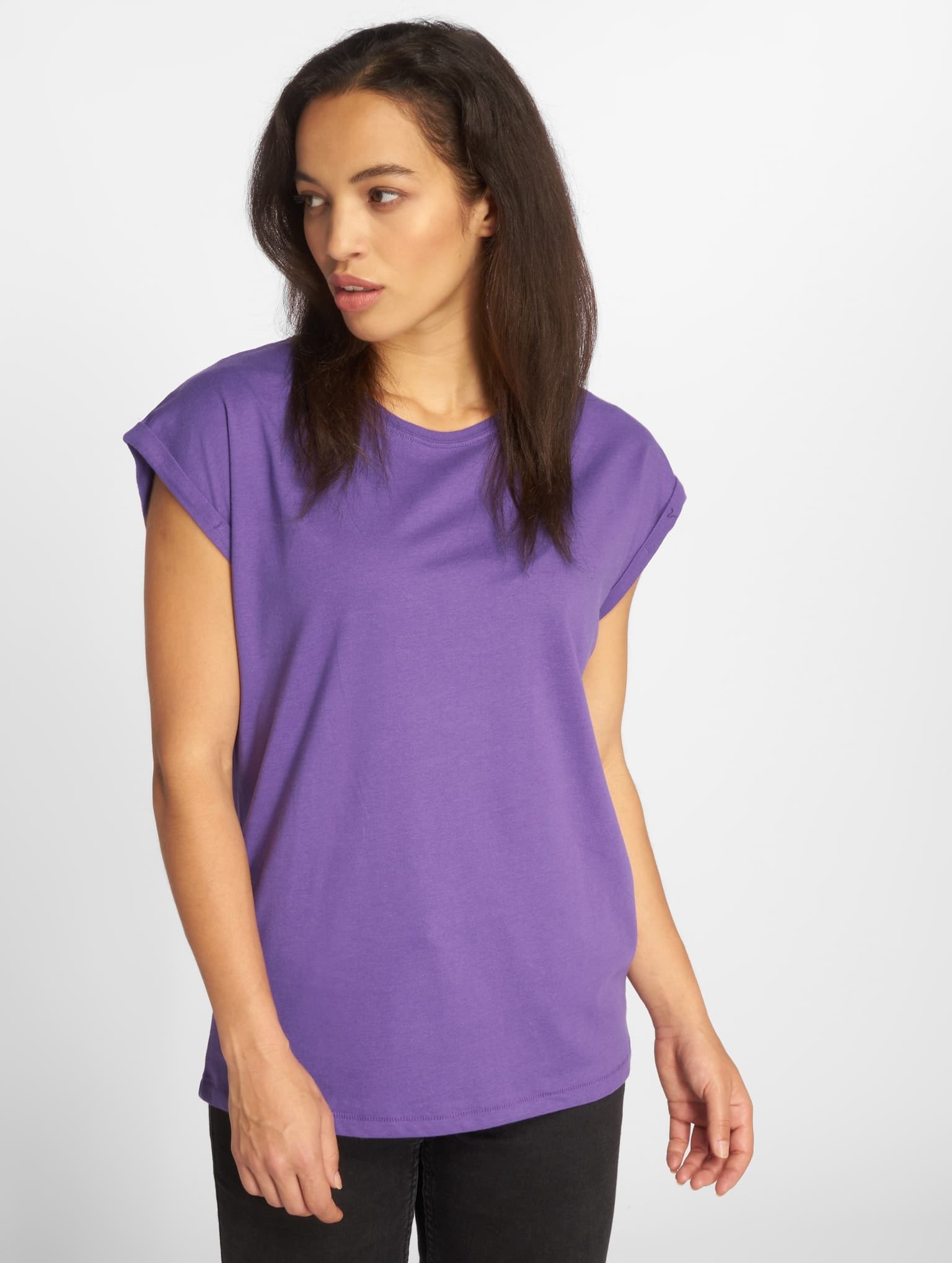 Urban Classics Ladies Extended Shoulder Tee – Bild 3