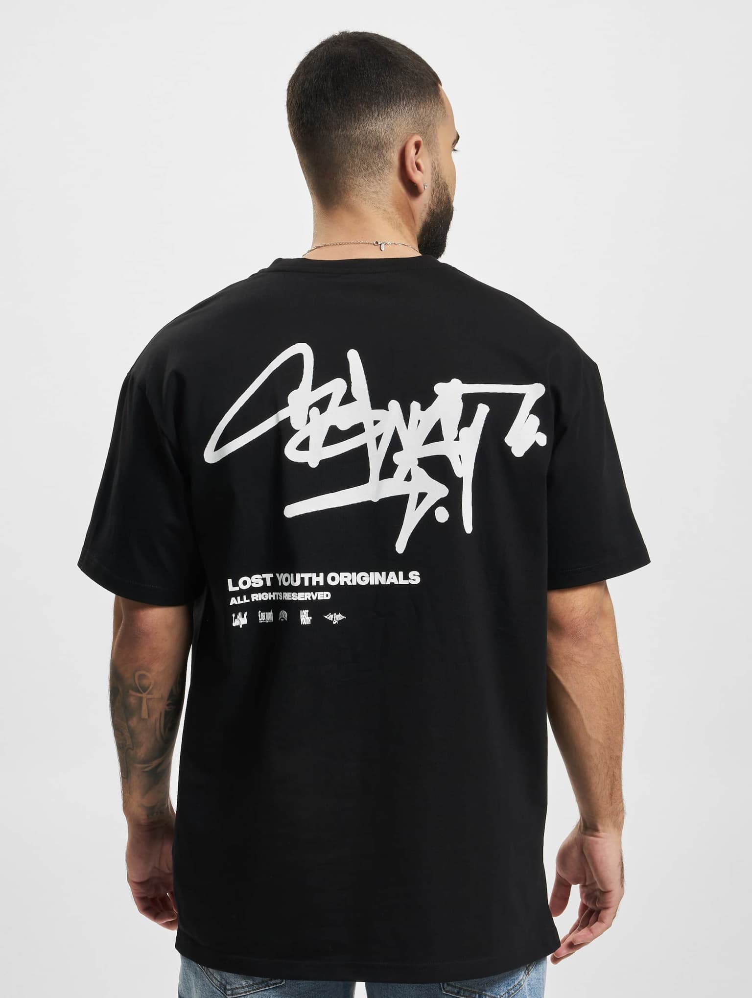 Lost Youth T-Shirt GRAFFITI black L – Bild 2