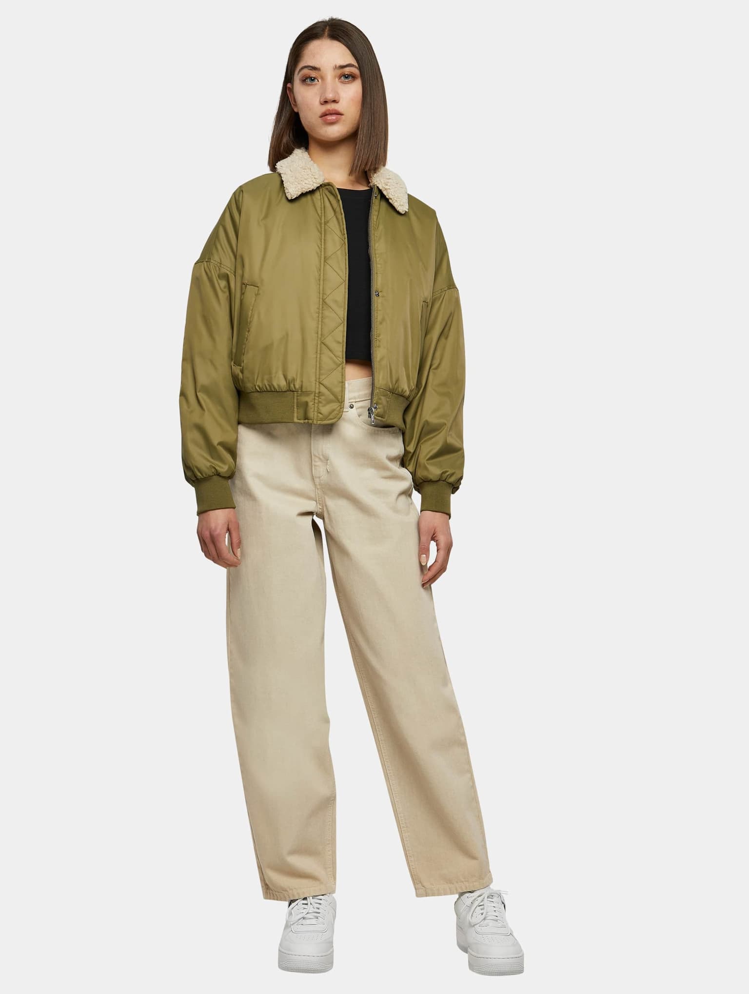Urban Classics Ladies Pilot Bomber Jacket – Bild 4