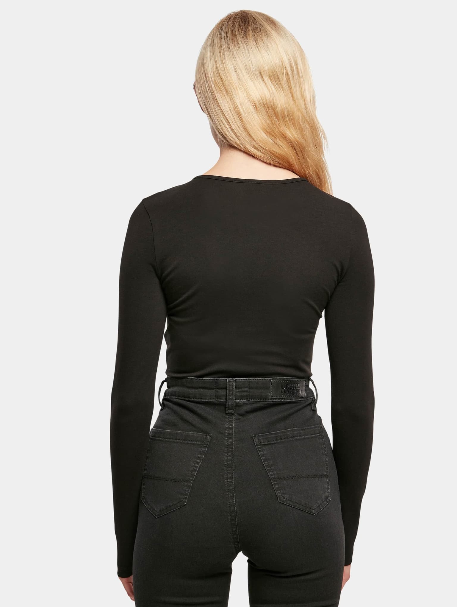 Urban Classics Ladies Essentials Cut Out Longsleeve Body – Bild 2