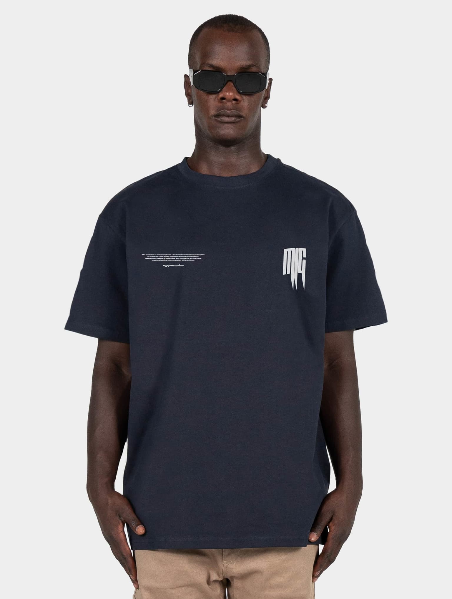 MJ Gonzales METAMORPHOSE V.2 Acid Washed Heavy Oversized Tee – Bild 2