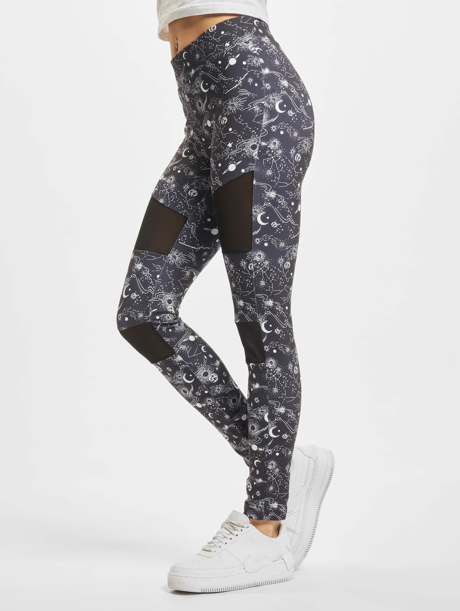 Urban Classics Ladies Tech Mesh AOP Leggings – Bild 3
