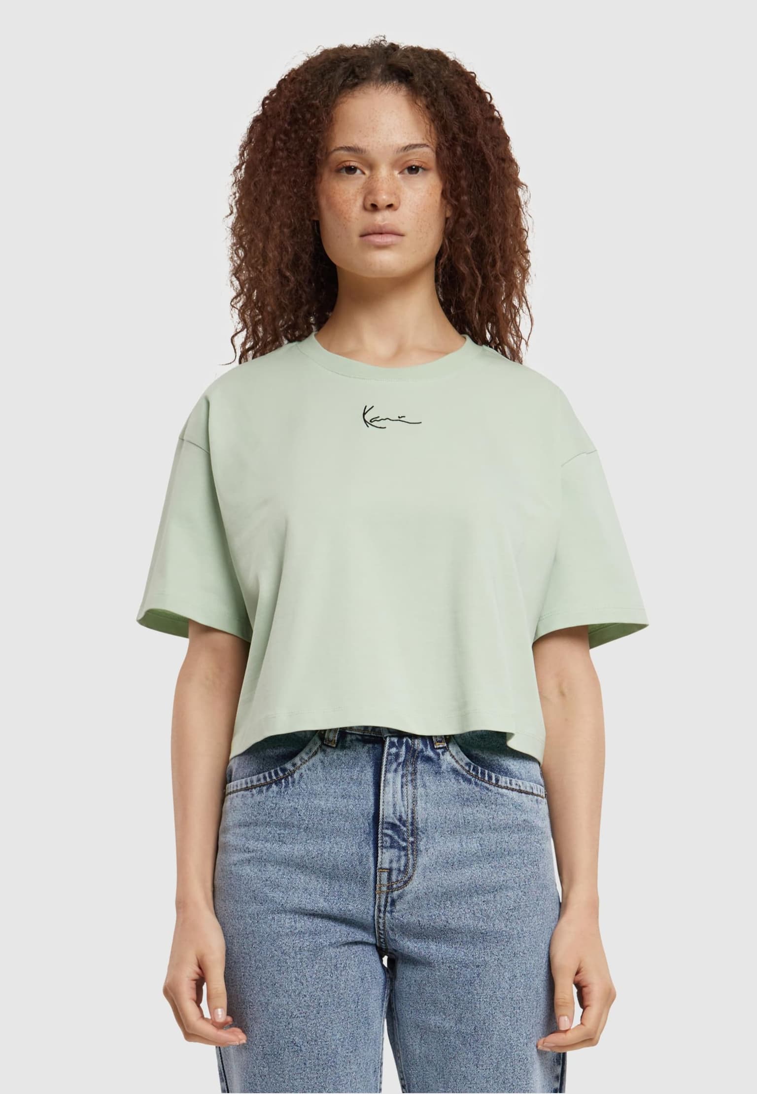 Karl Kani Small Signature Essential Crop T-Shirt