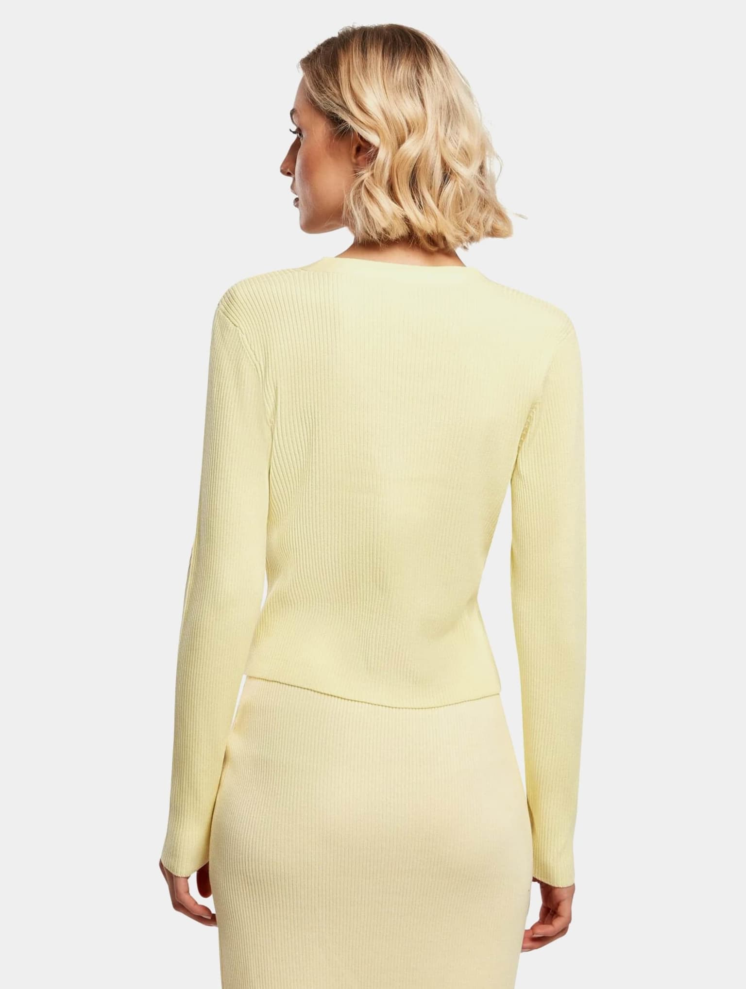 Urban Classics Ladies Short Rib Knit Cardigan – Bild 2