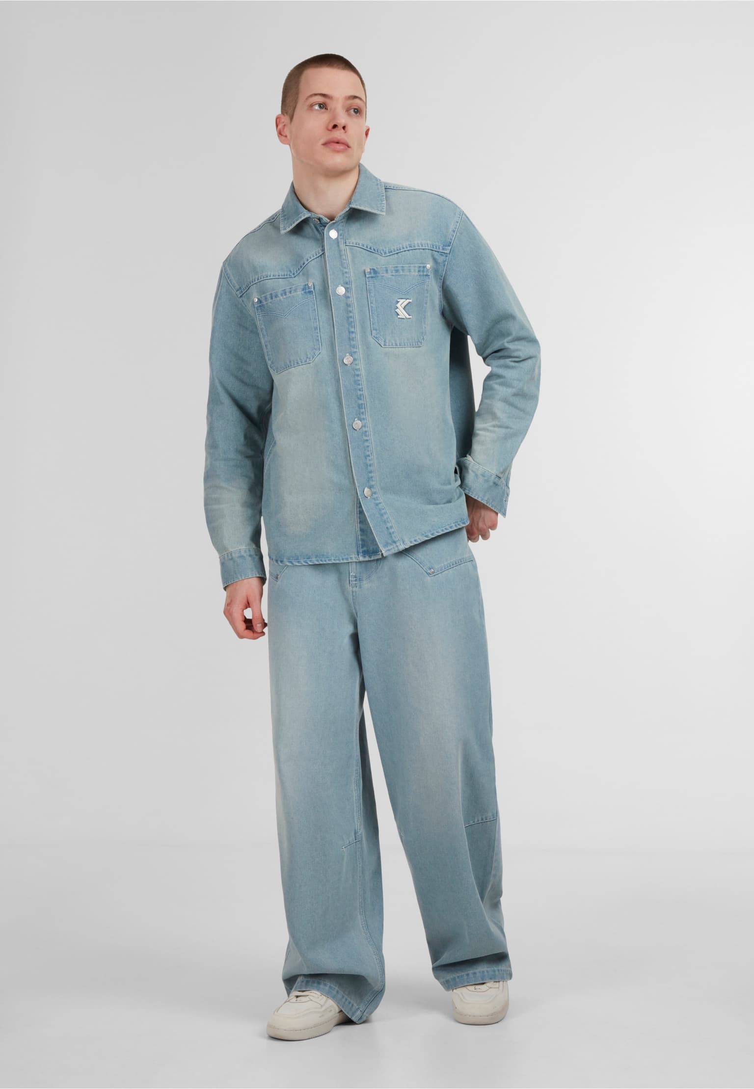Karl Kani Og K Western Denim Overshirt – Bild 3