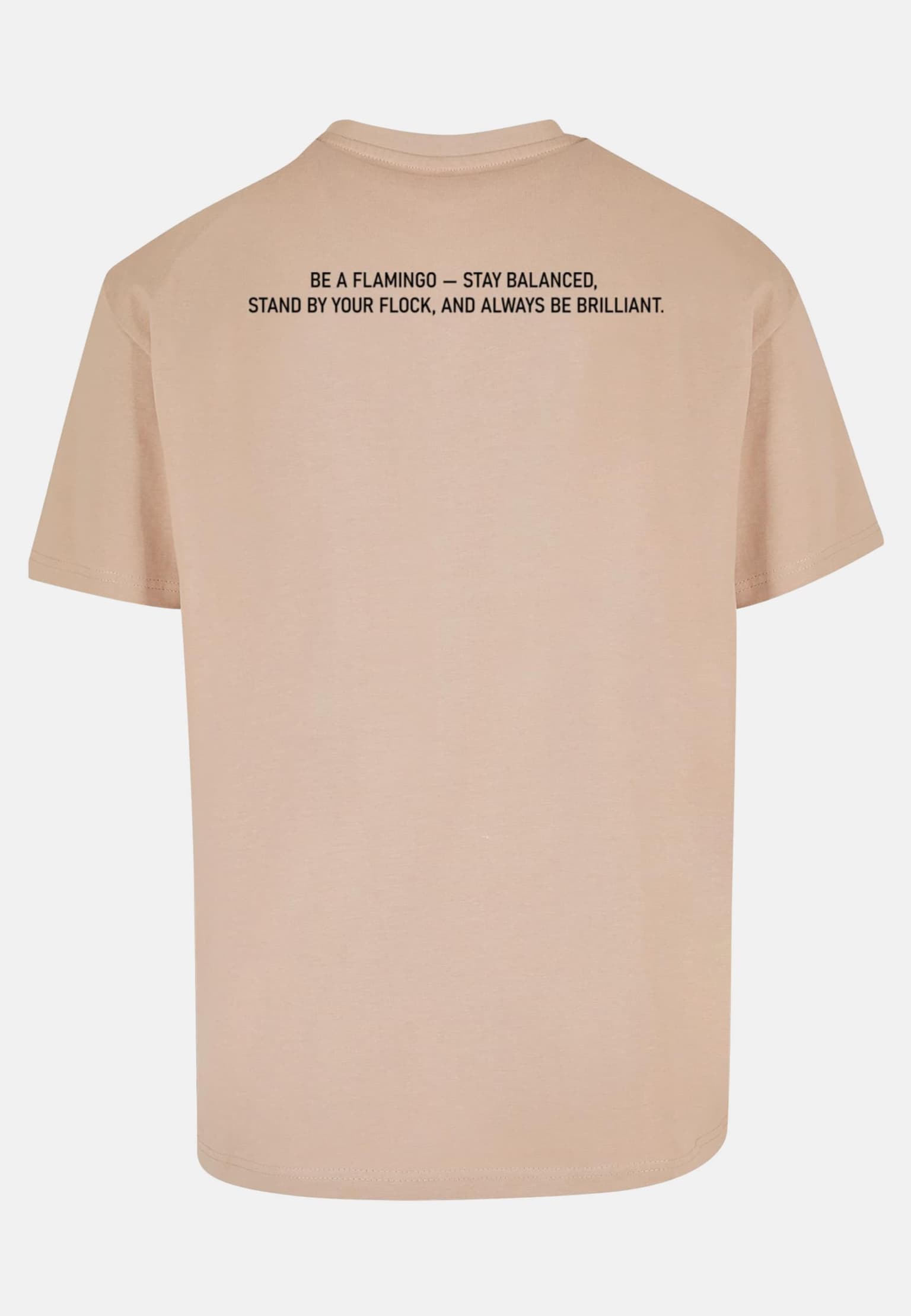 Merchcode POD Flamingo Heavy Oversize Tee – Bild 2