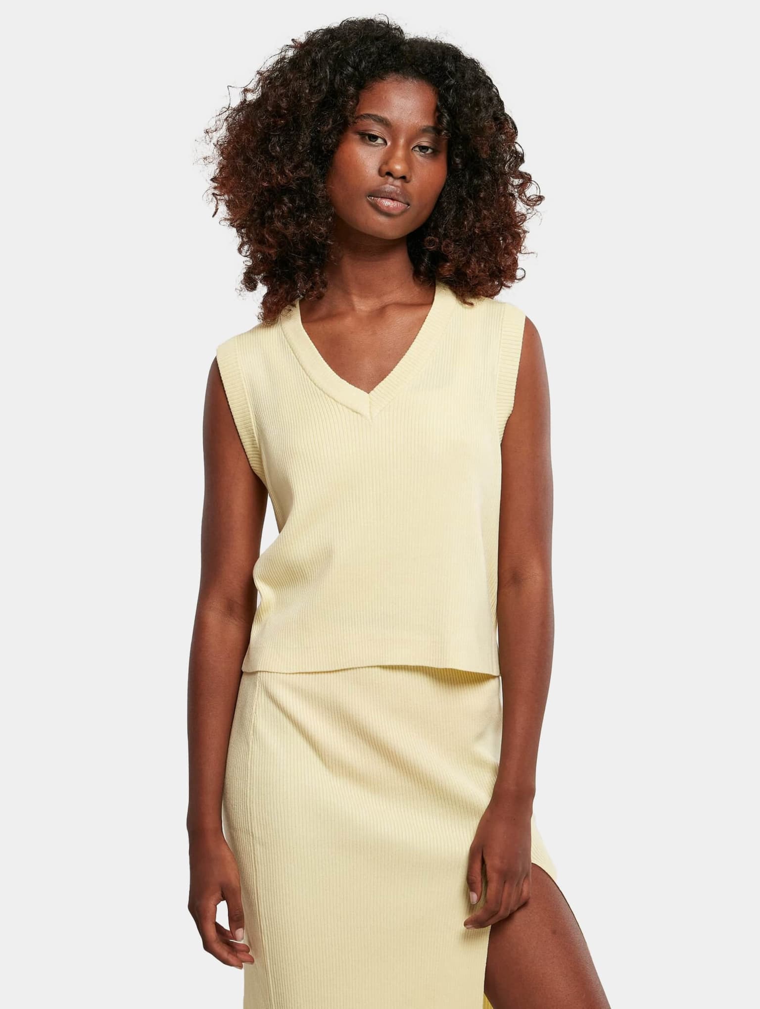 Urban Classics Ladies Short Knittd Slip On