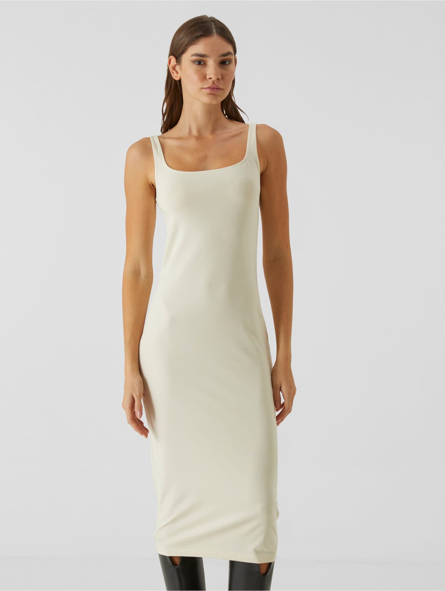 Urban Classics Ladies Basic Long Cotton Jersey Dress – Bild 3