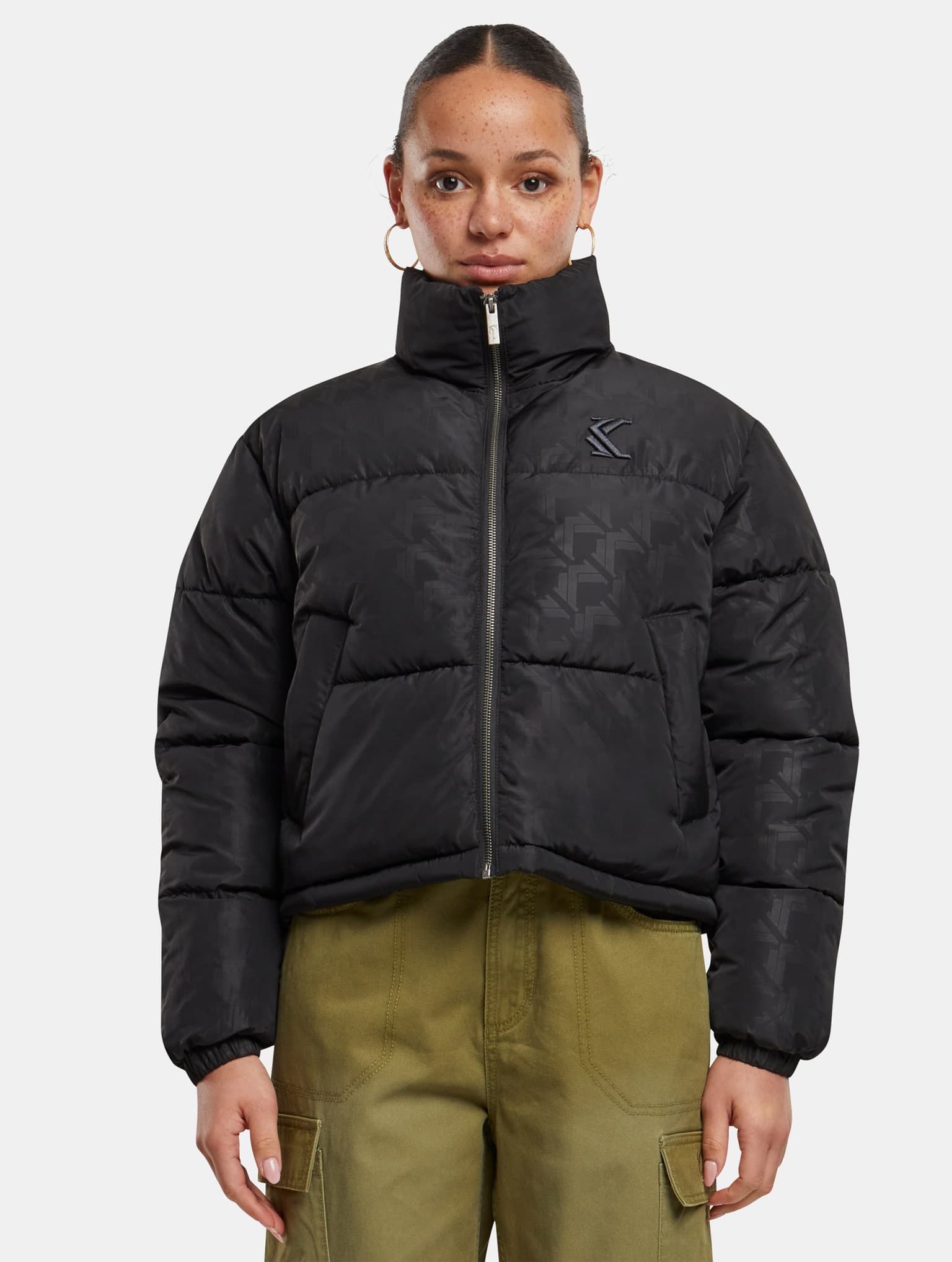 Karl Kani OG AOP Crop Puffer Jacket – Bild 3