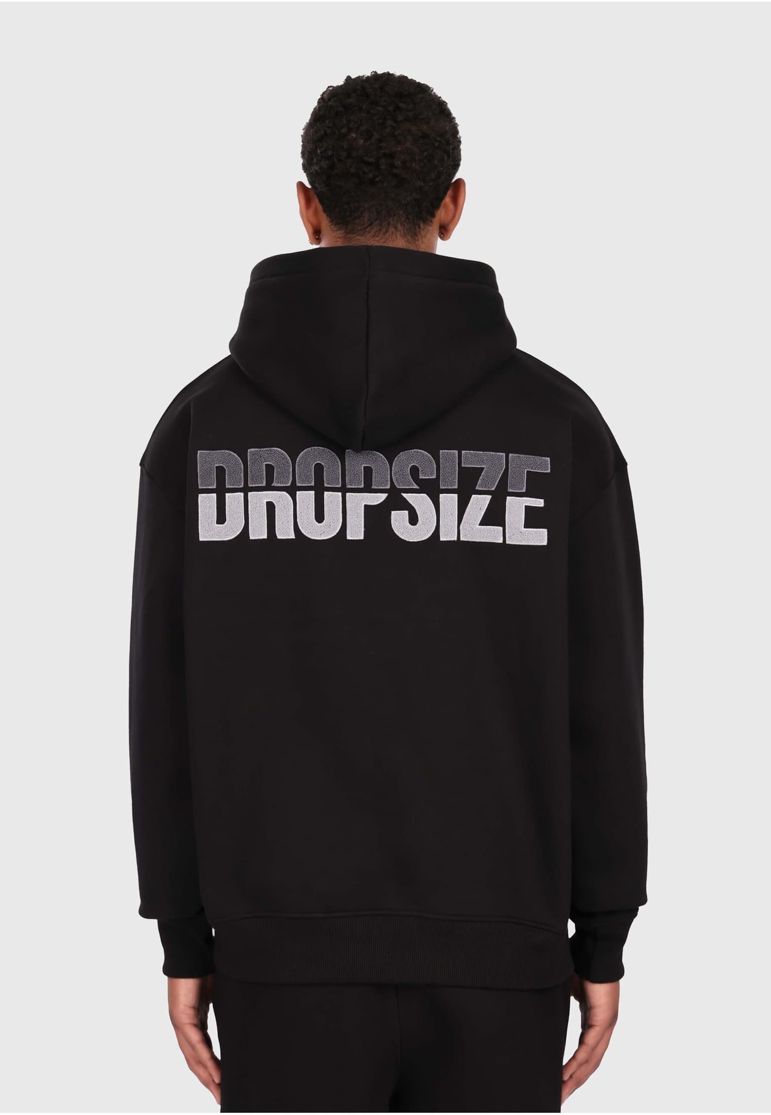 Dropsize SPLIT FROTTEE EMBO HOODIE – Bild 2
