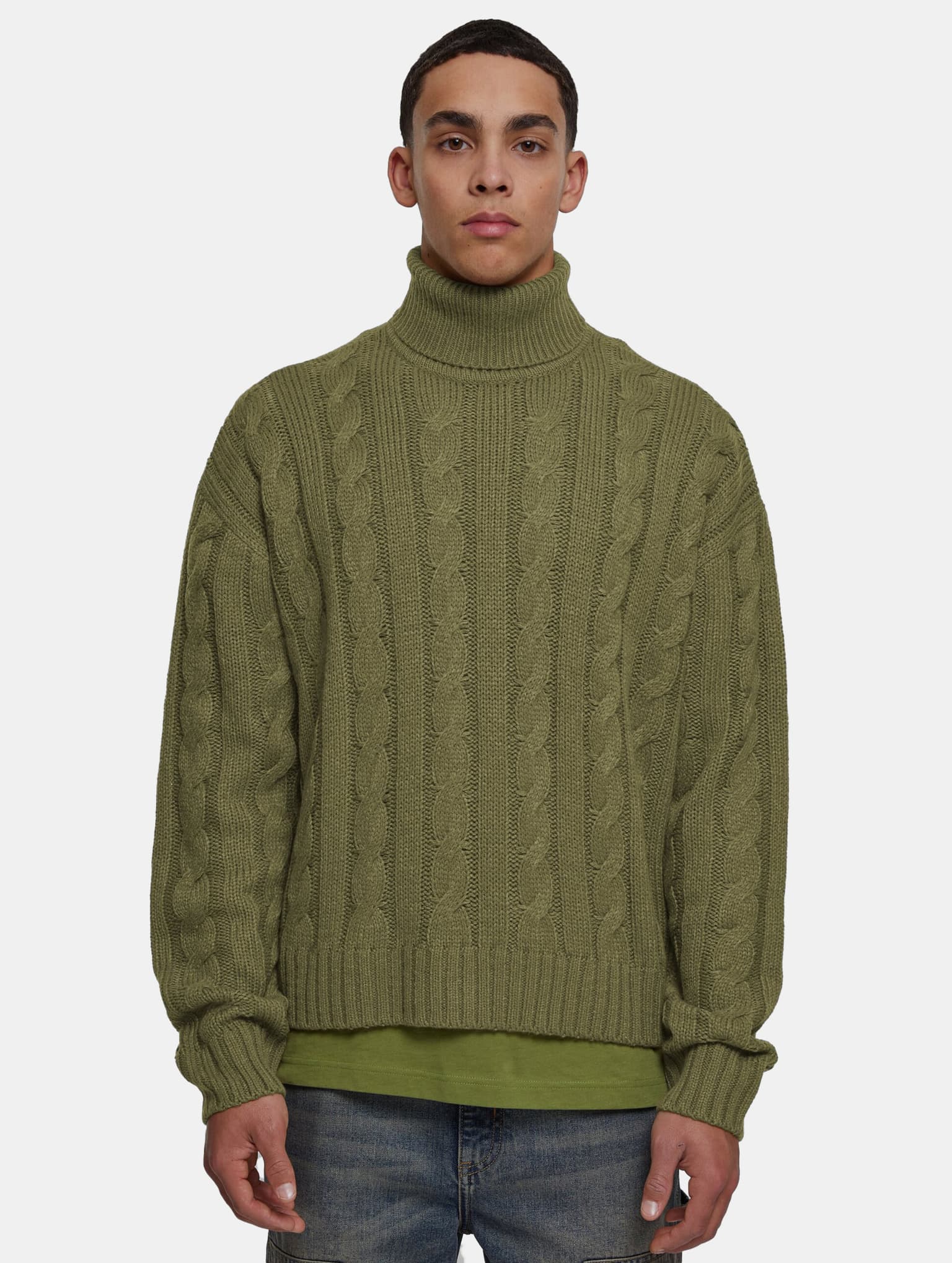 Urban Classics Boxy Roll Neck Sweater – Bild 3