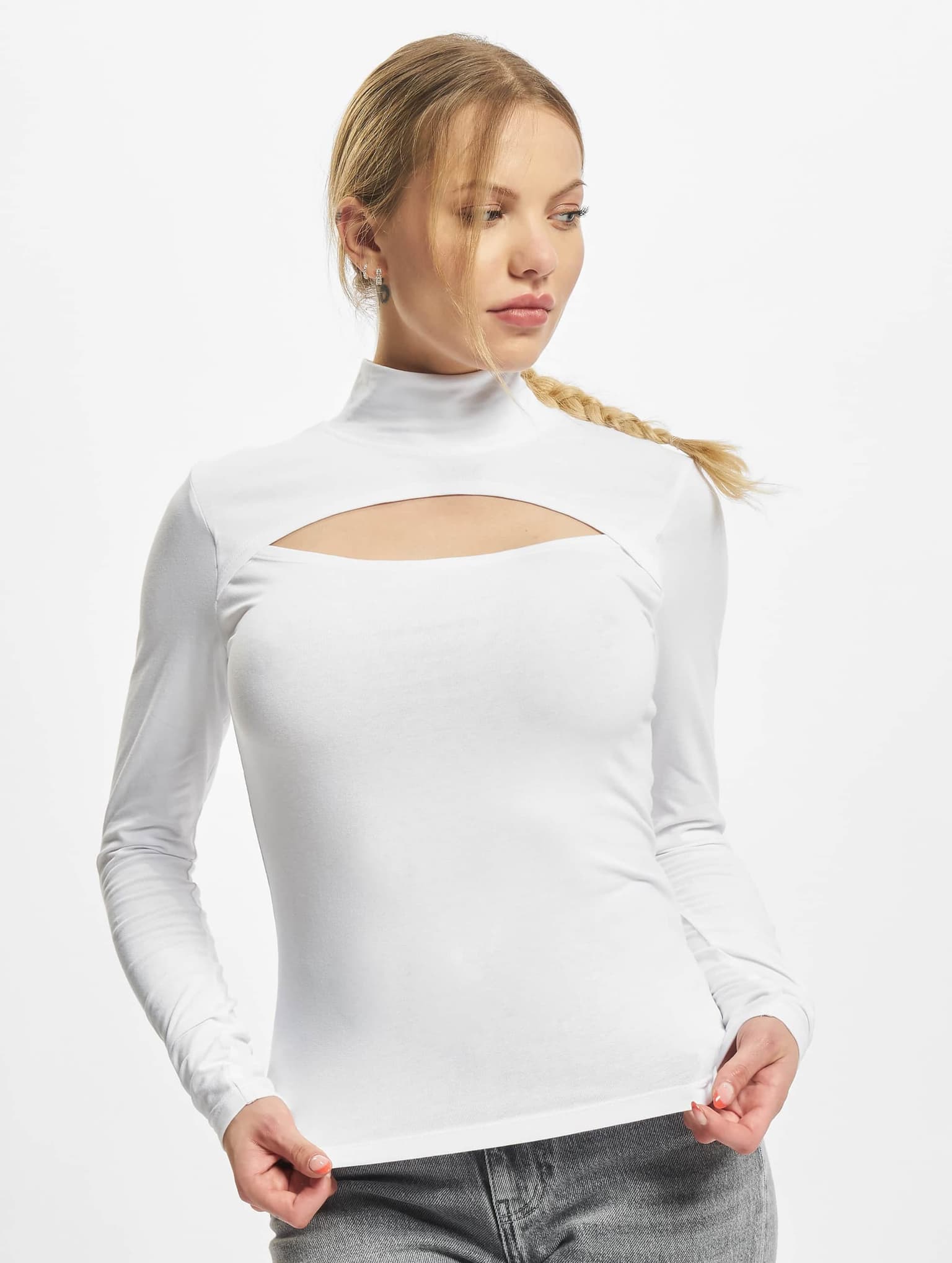 Urban Classics Ladies Cut-Out Turtleneck Longsleeve – Bild 3