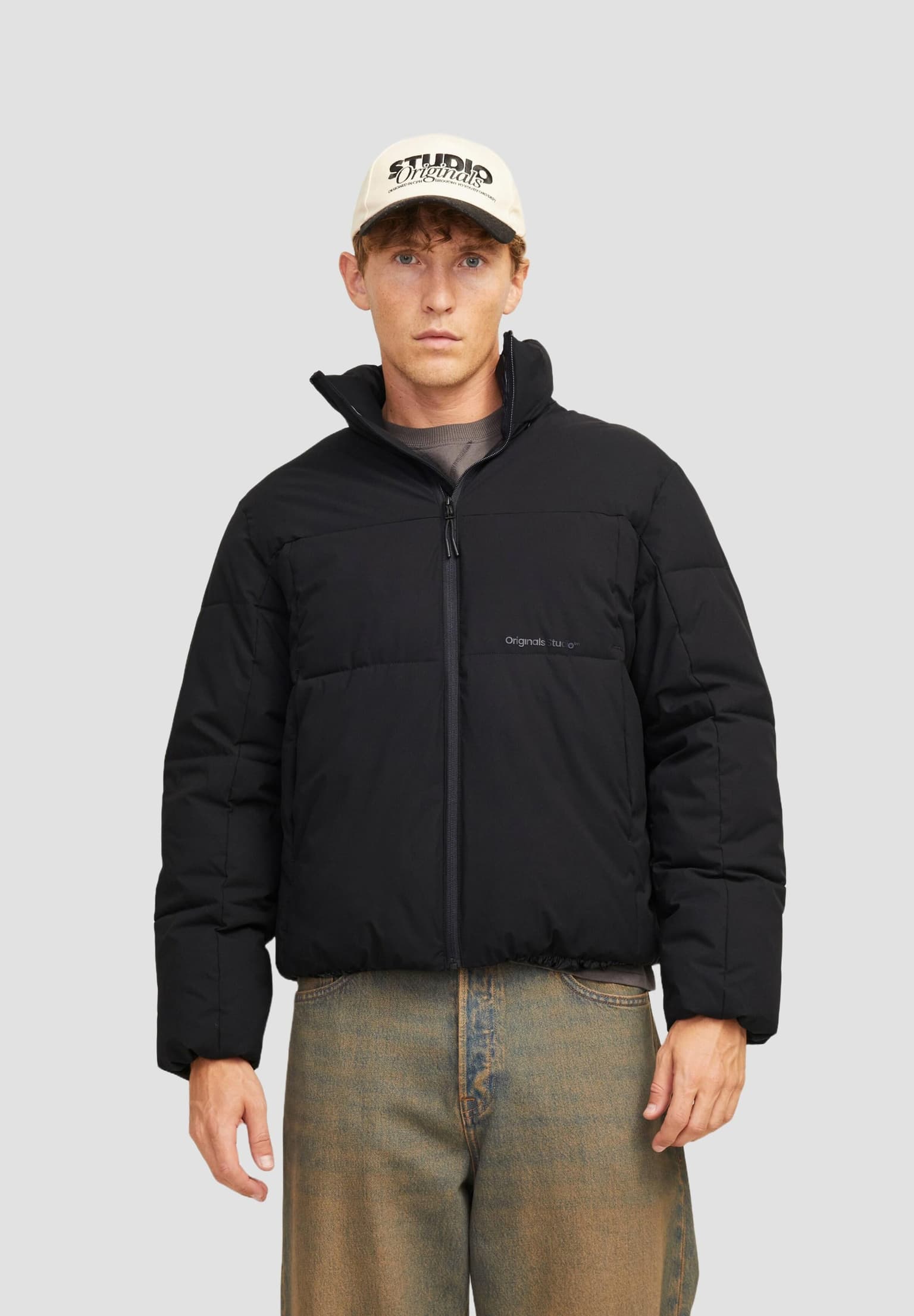 Jack and Jones & Vesterbro Blocking Puffer Jacket – Bild 3