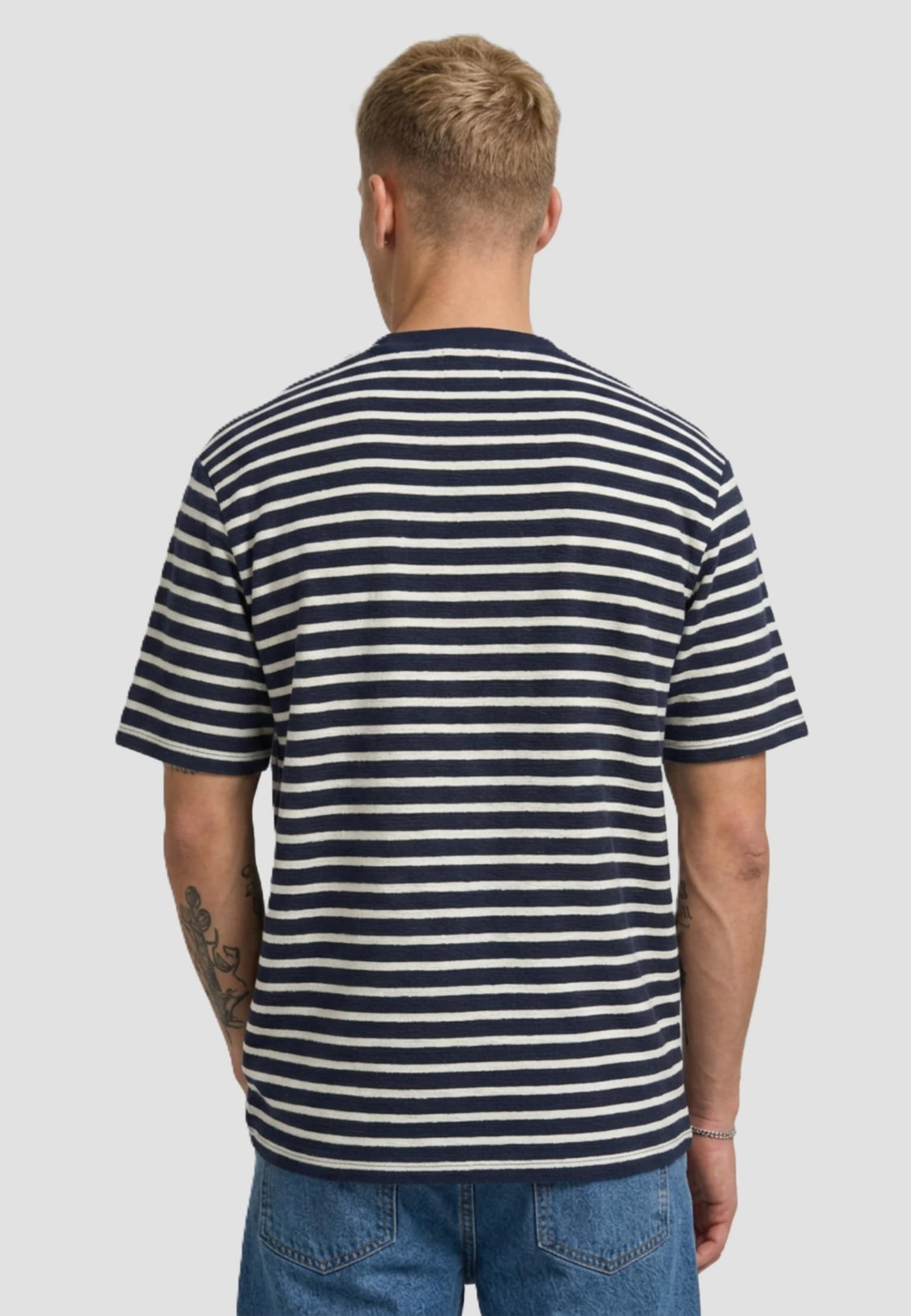 Dstrezzed Louie Stripe Tee – Bild 2
