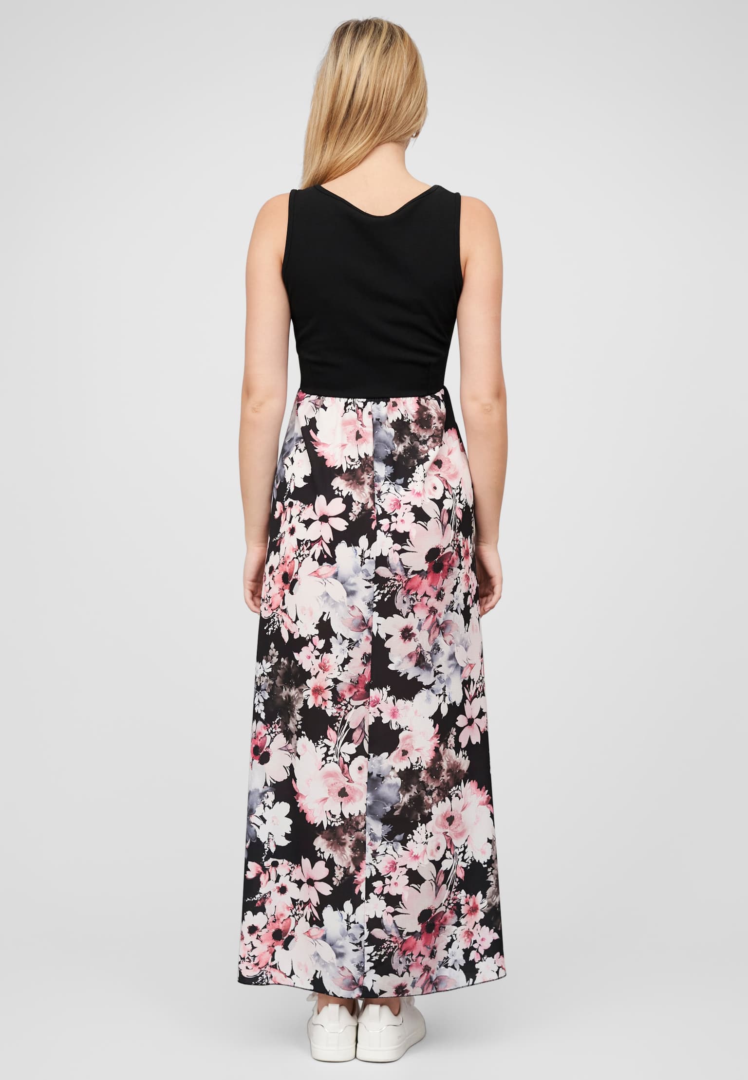 Cloud5ive Damen Maxi Kleid Blumen Muster – Bild 2