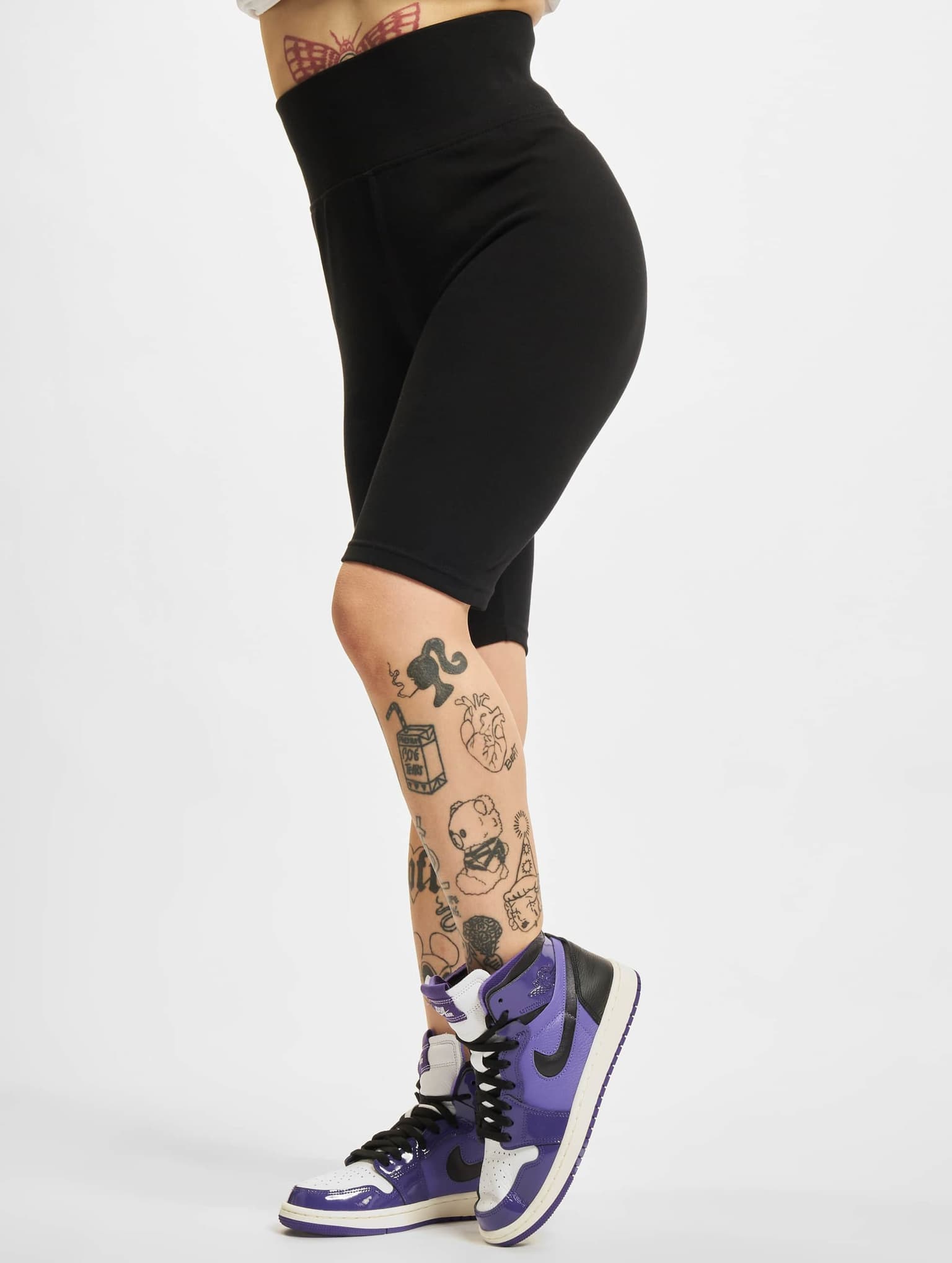 Urban Classics Ladies High Waist Cycle Short – Bild 3