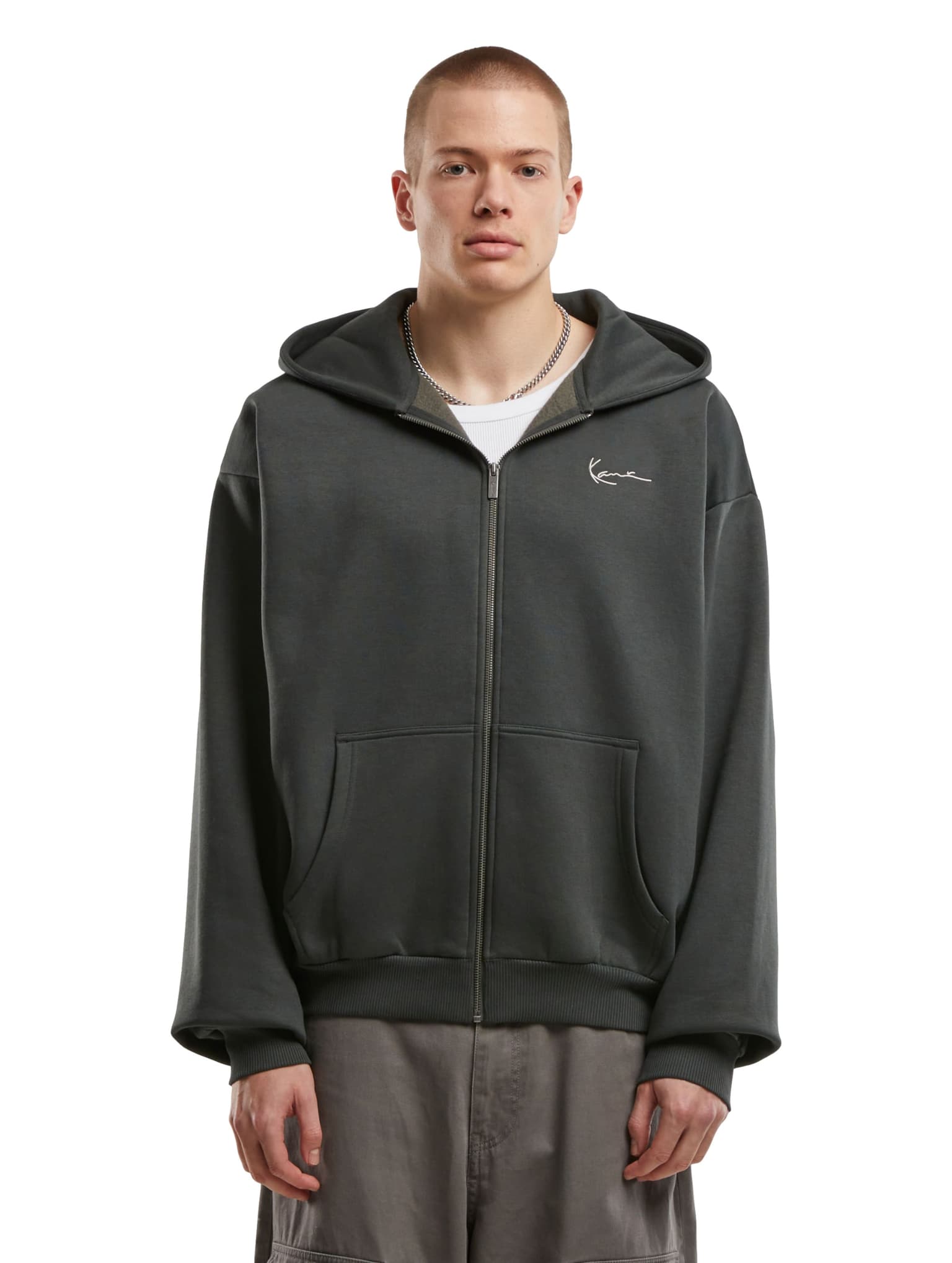 Karl Kani KK Old English Chrome Backprint Zip Hoodie – Bild 4