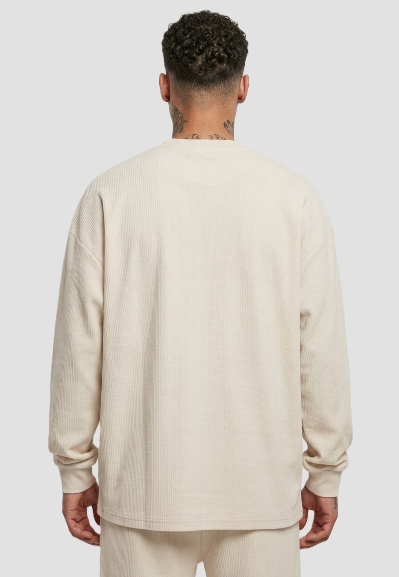 Urban Classics Rib Terry Boxy Crew – Bild 2