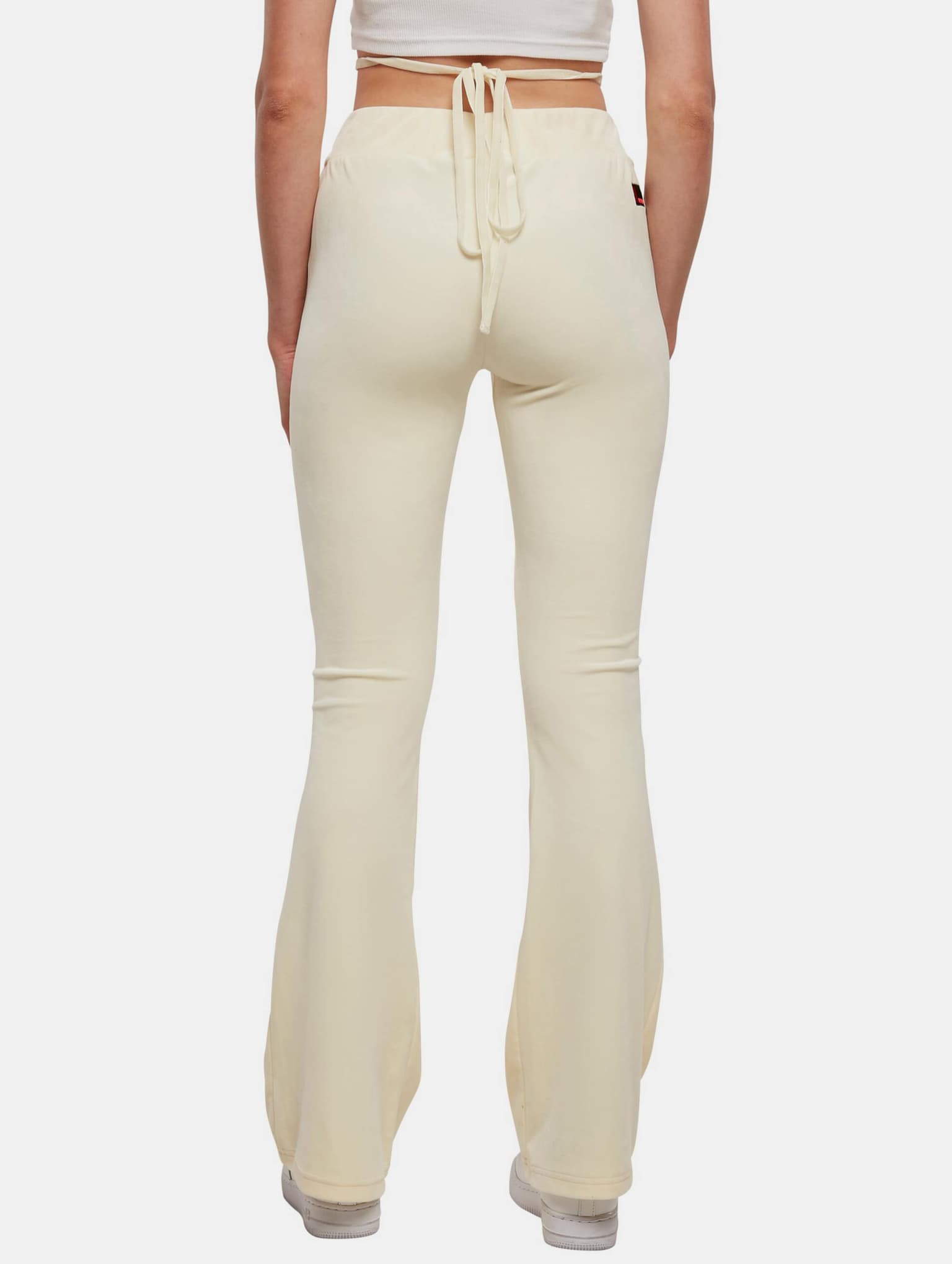 Fubu Signature Velours Flared Leggings offwhite – Bild 2