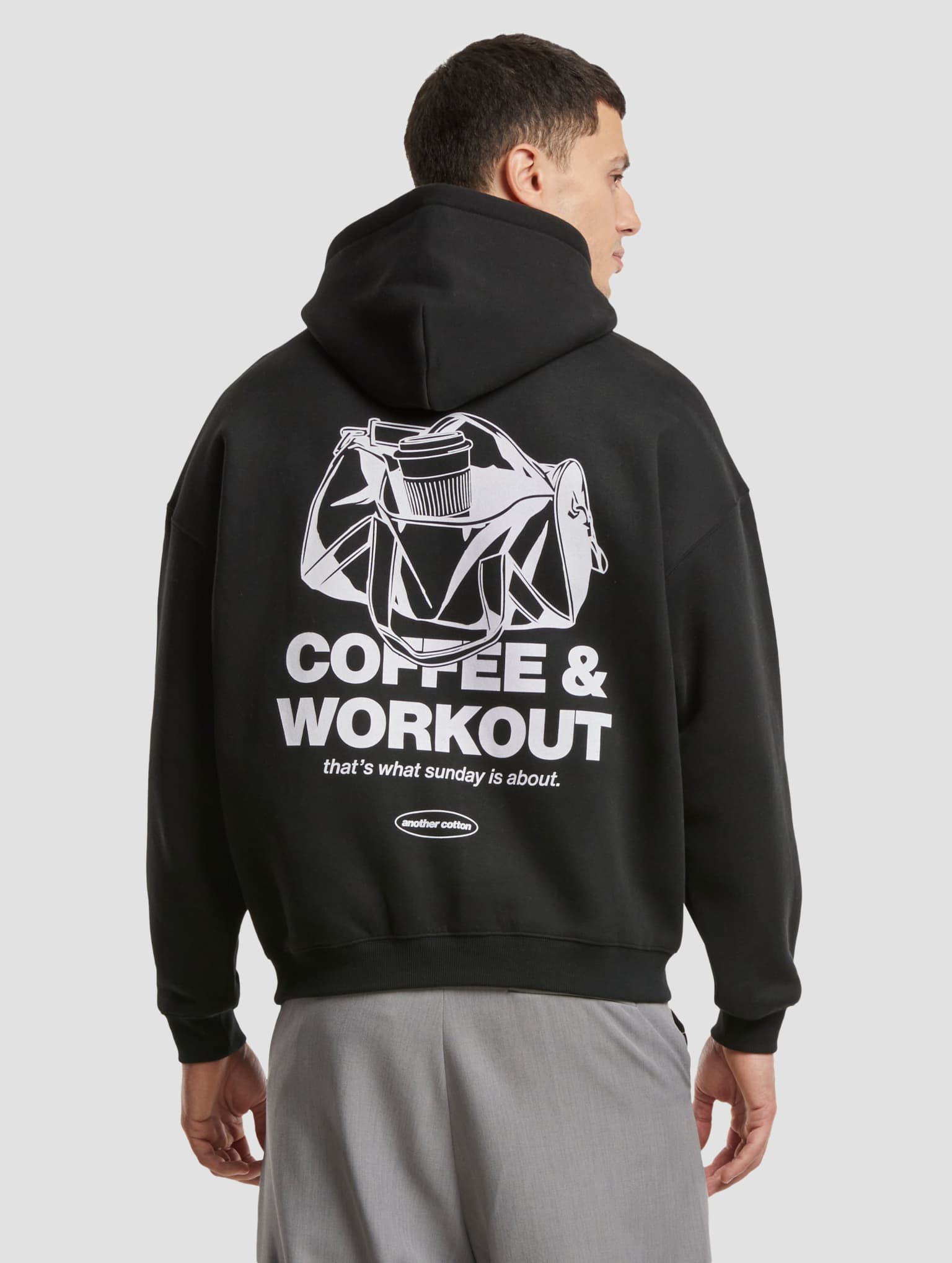 Another Cotton Lab Coffee and Workout Oversized Hoodie – Bild 2